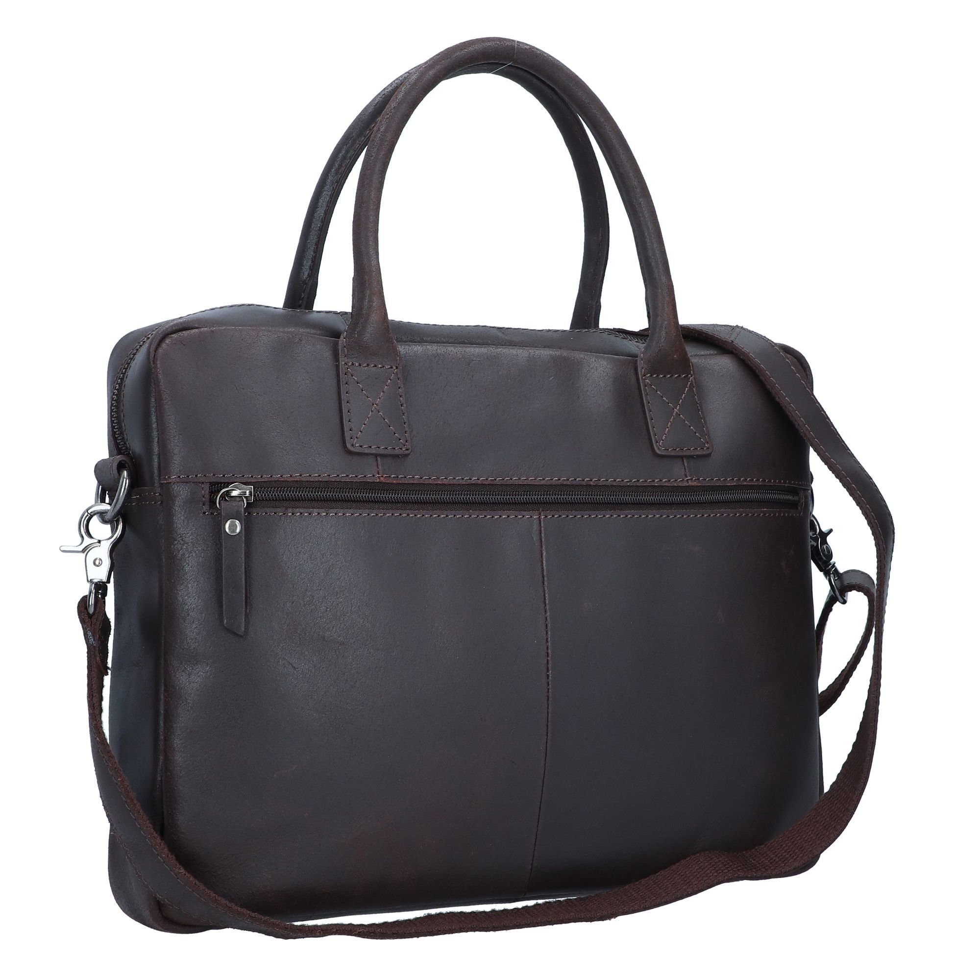 Burkely Aktentasche Vintage, Leder