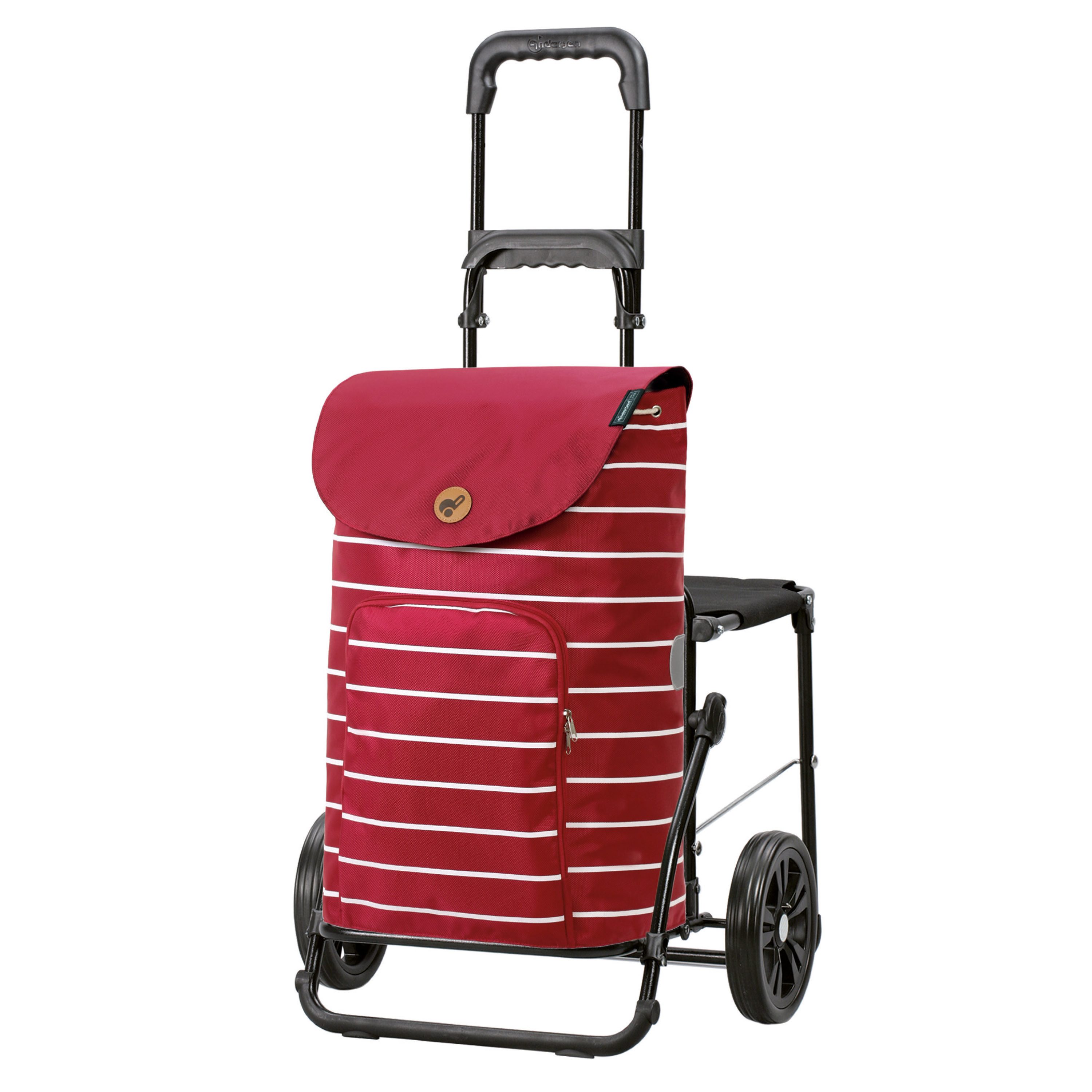 Einkaufstrolley Komfort Shopper Mia rot