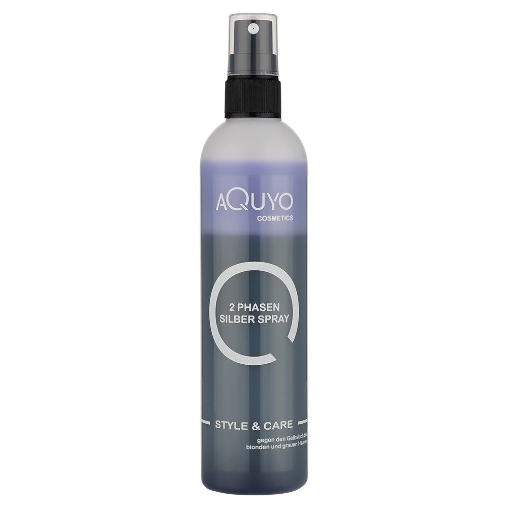 AQUYO Cosmetics Haarpflege-Spray Anti-Gelbstich-Silberspray für blondes und graues Haar