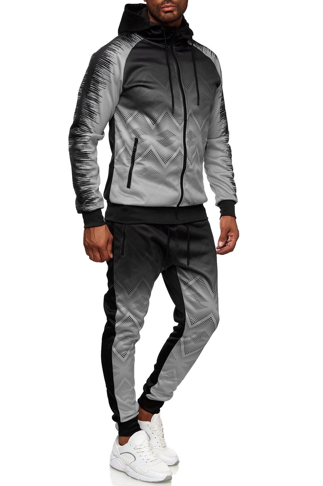 iKENNAS Sportanzug Herren Jogginganzug Sportanzug Trainingsanzug Laufanzug günstig online kaufen