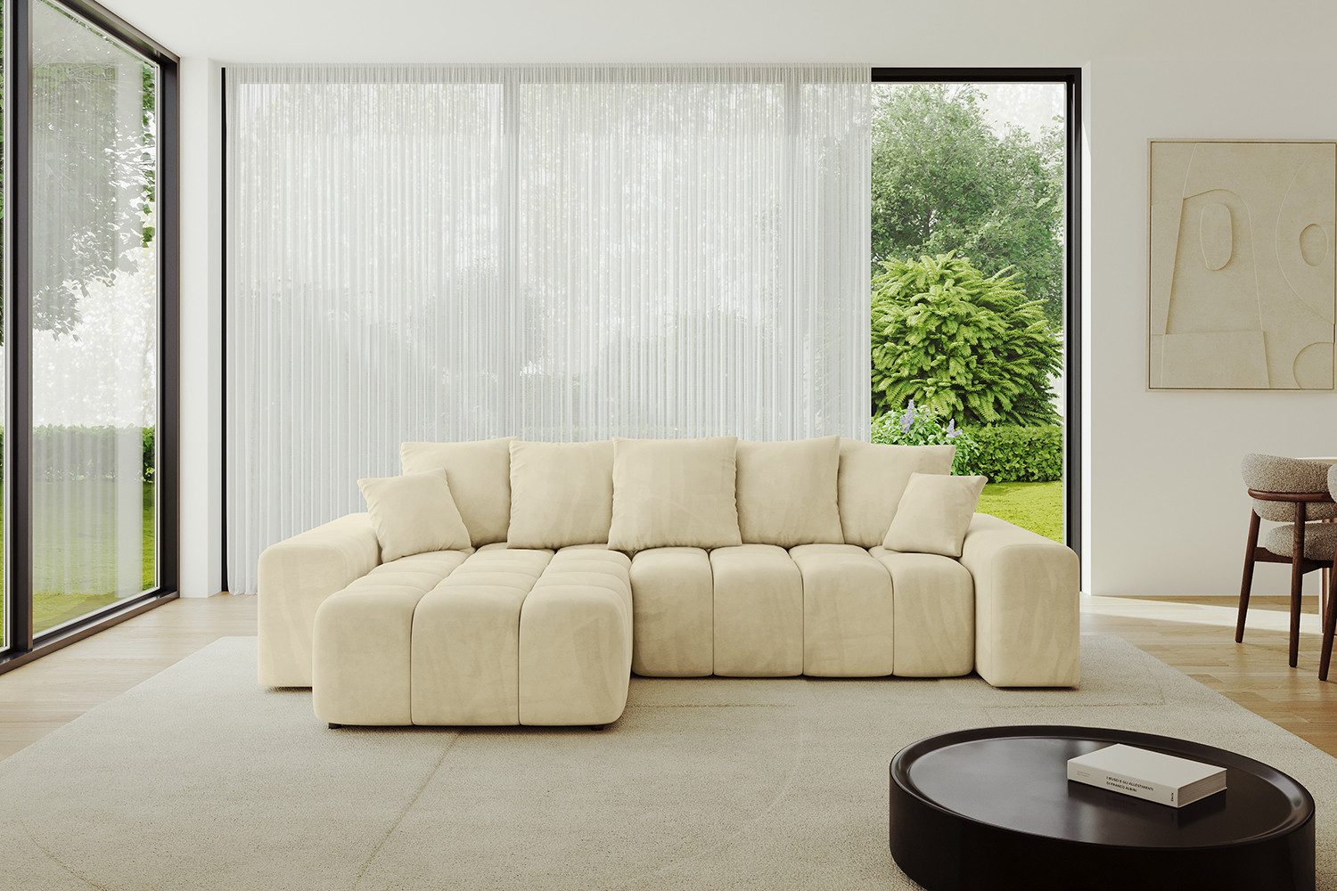 ALTDECOR Ecksofa ENIL-L, Couch mit Schlaffunktion, günstig online kaufen