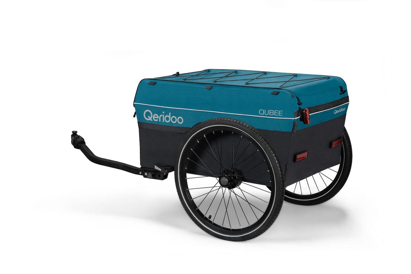 Qeridoo Fahrradlastenanhänger Qubee Cargo / Lastenanhänger - Farbe: Limited Edition Petrol