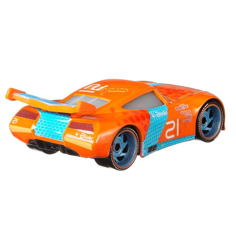 Cars Mattel Inside Disney Style Racing Cast Die Spielzeug-Rennwagen Ryan Laney Disney 1:55 Cars Auto Fahrzeuge