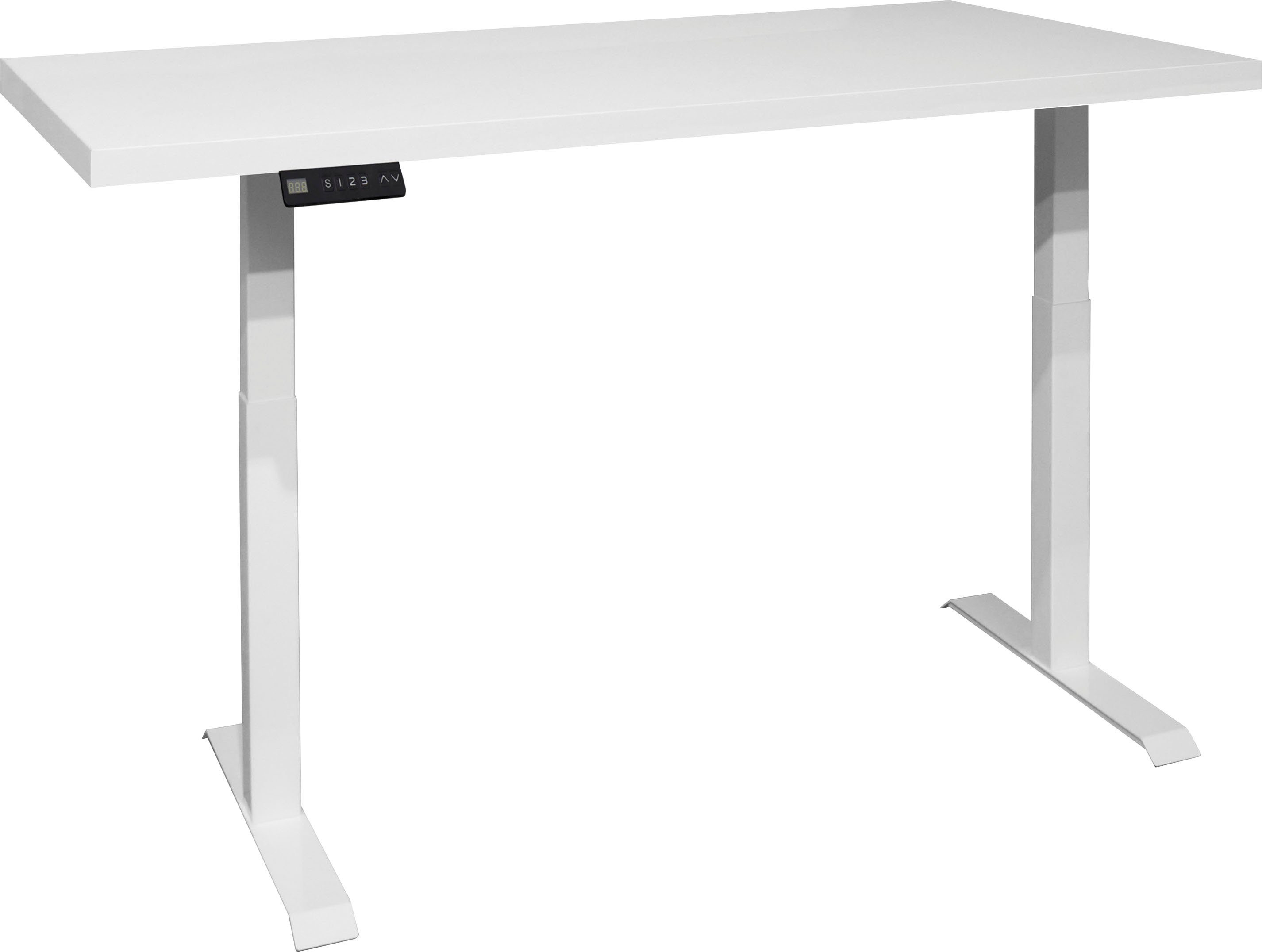 Mäusbacher Schreibtisch Big System Office, Breite 140 cm, elektrisch höhenverstellbar