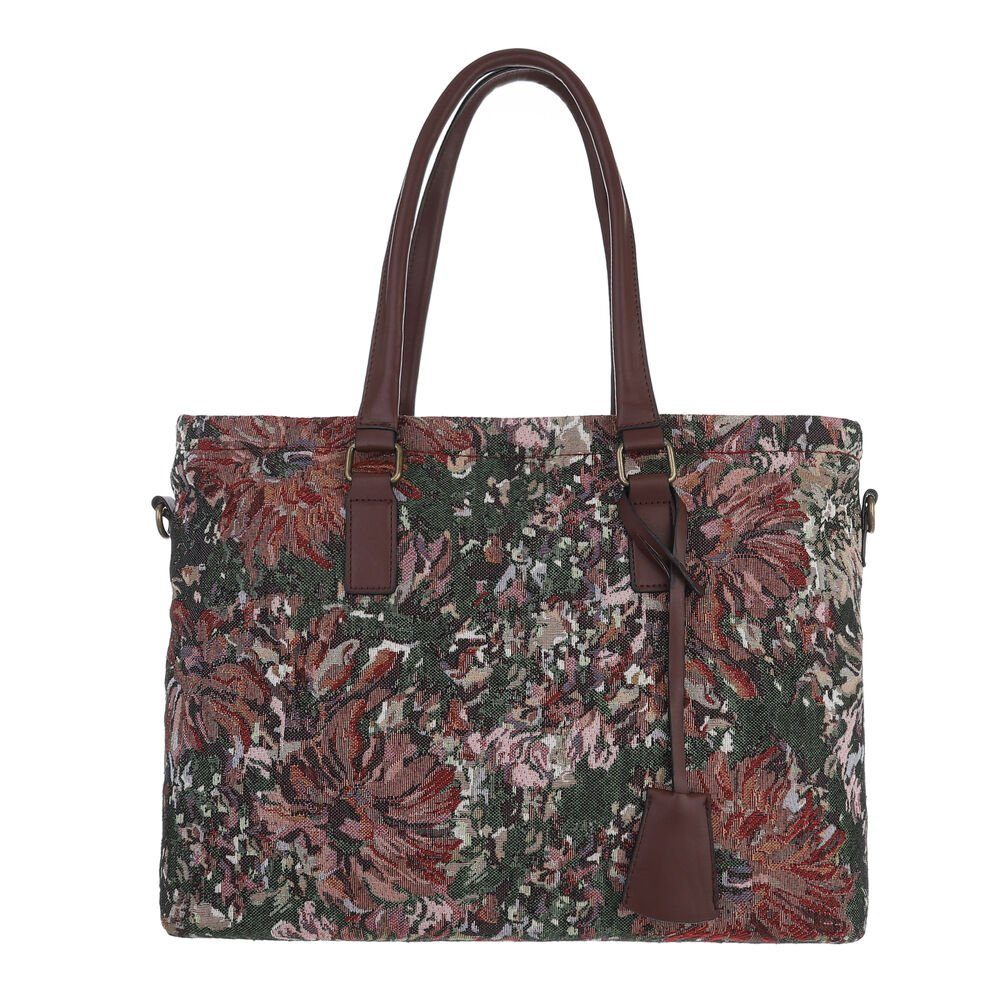 Ital-Design Shopper Große, Damentasche Handtasche