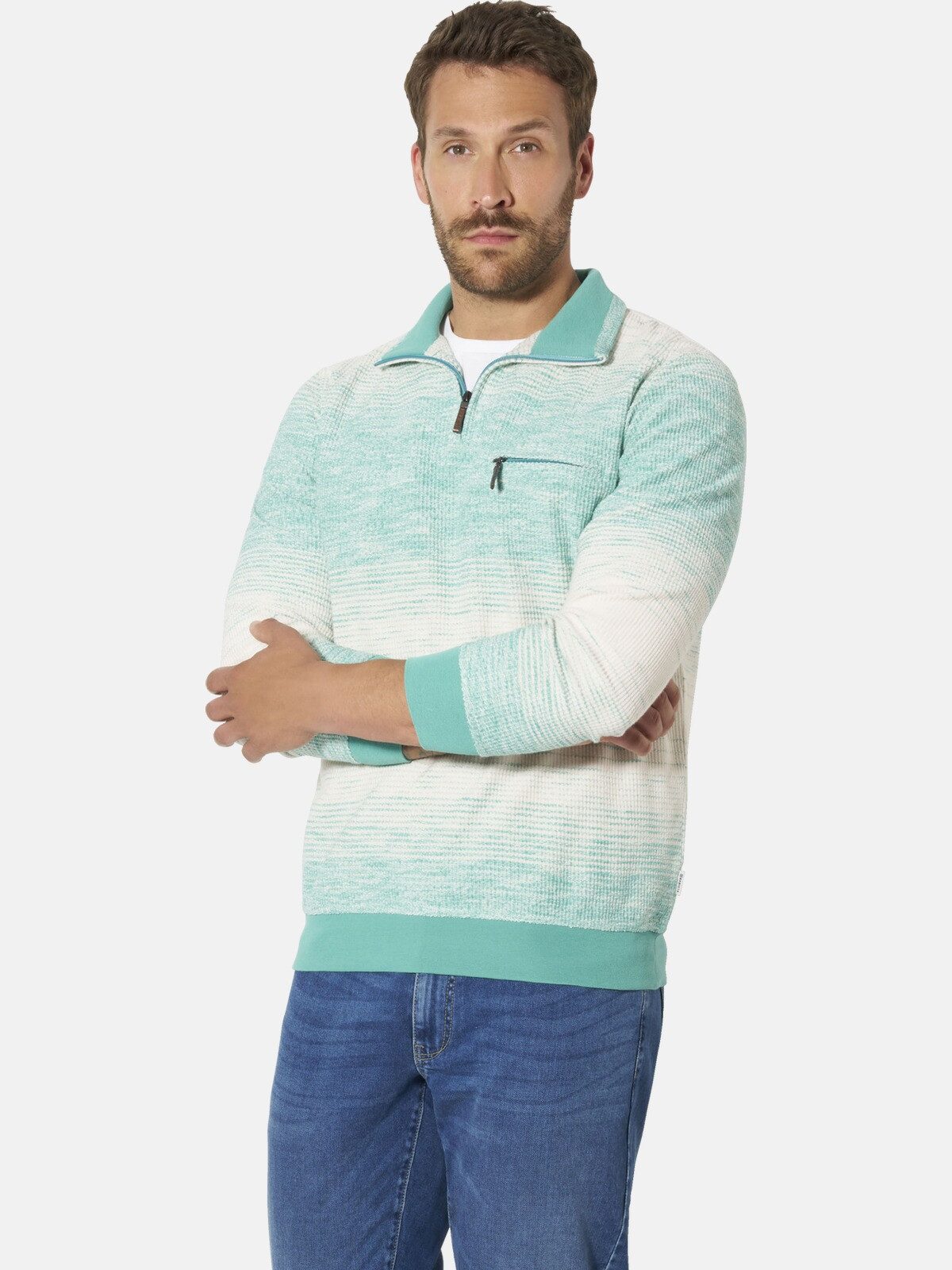 Babista Sweatshirt BENTILAGI in melierter Optik