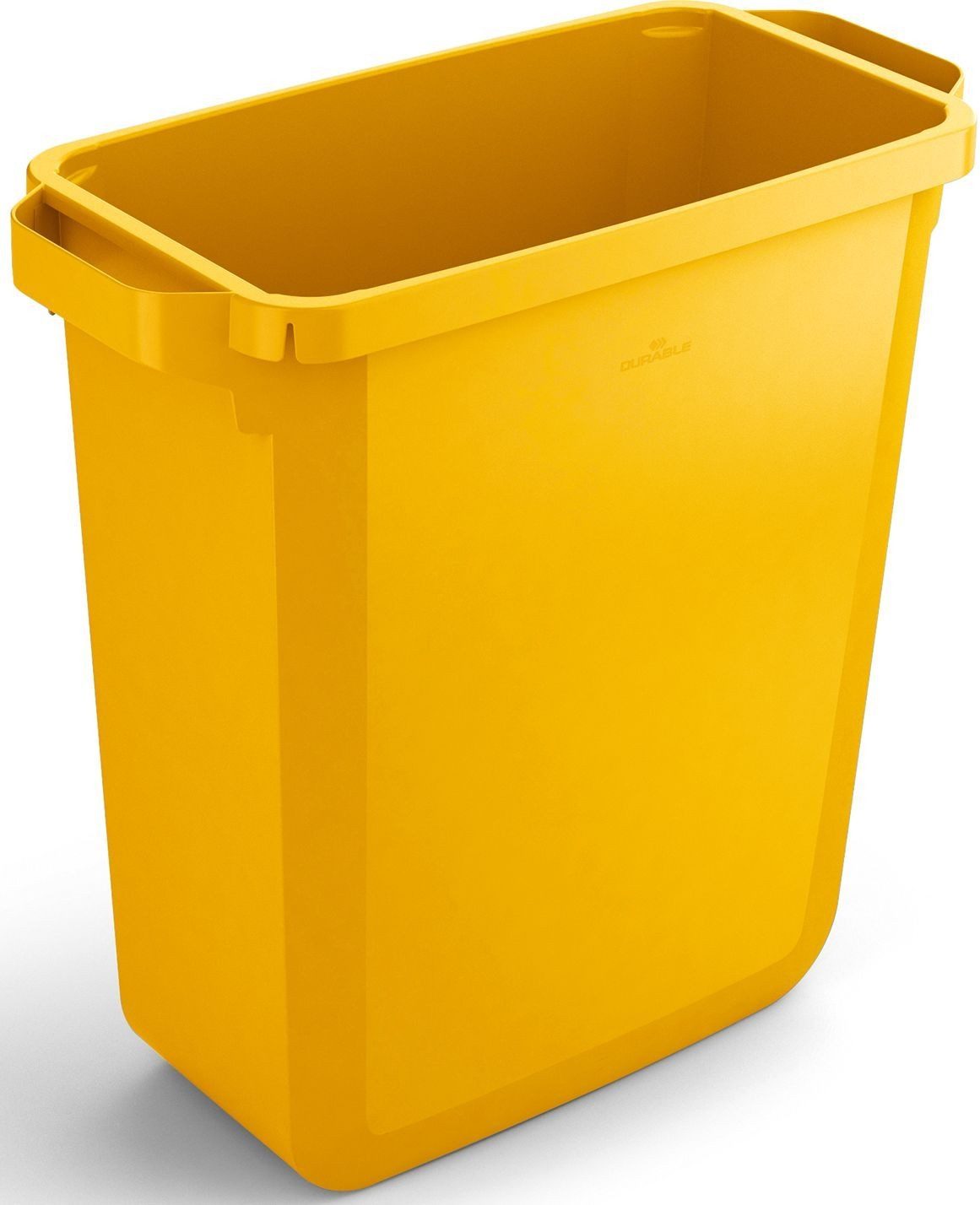 DURABLE Papierkorb Abfallbehälter Durabin 60 PP rechteckig 60l gelb