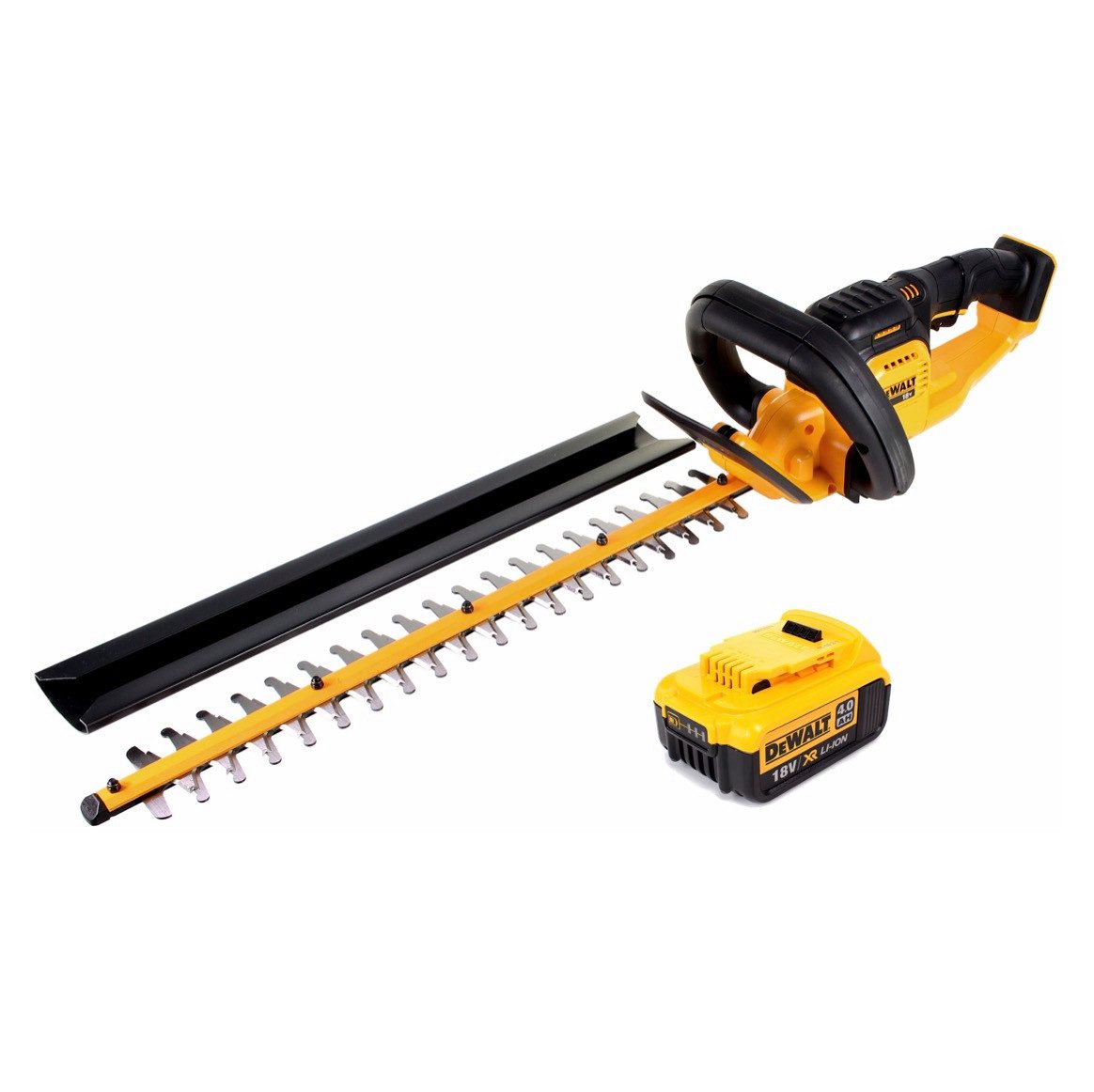 DeWalt Akku-Heckenschere DCM 563 PB Akku Heckenschere 18V 55,8cm + 1x 4,0Ah Akku - ohne Ladege