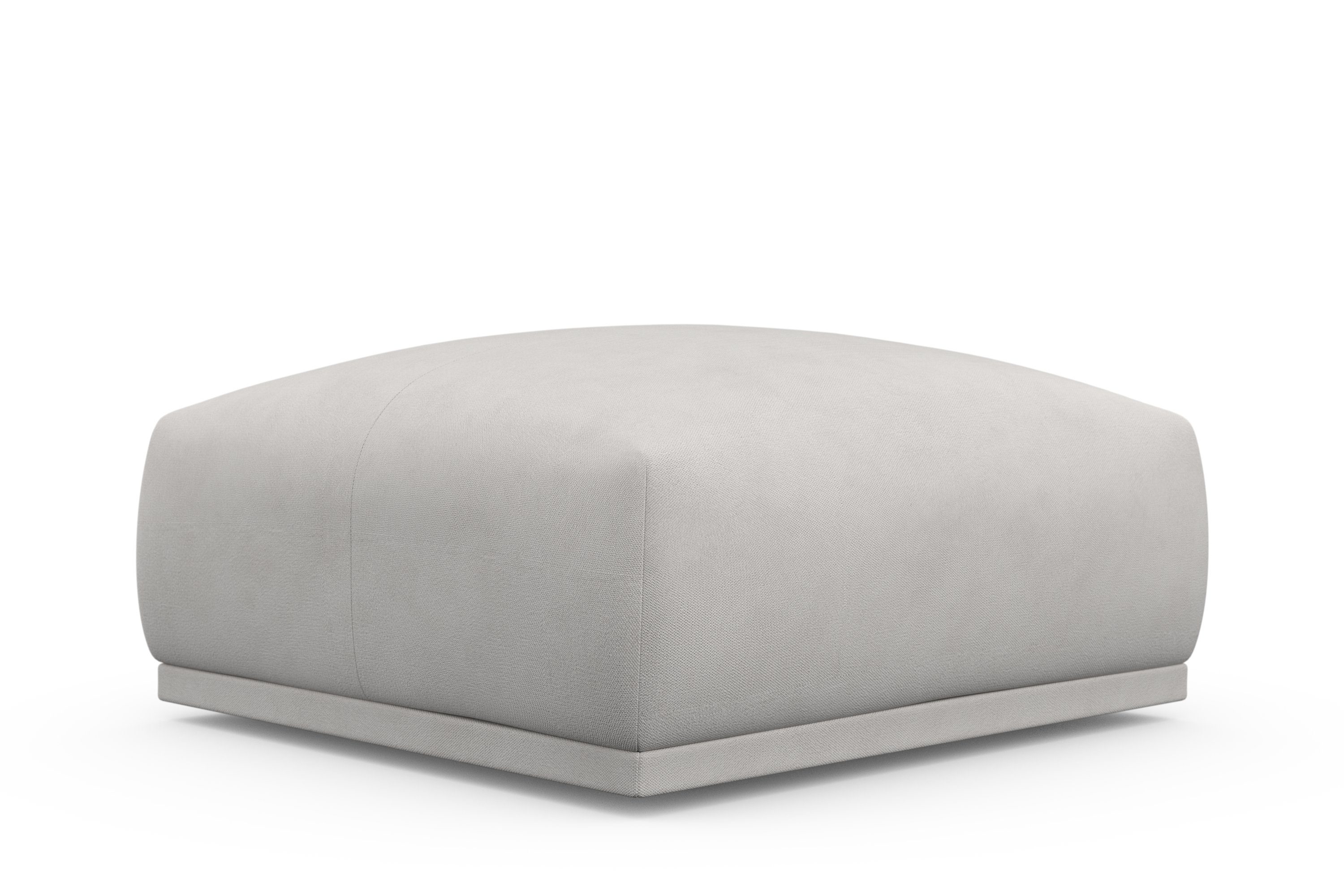 TRENDMANUFAKTUR Hocker Braga, mit hochwertigem Kaltschaum, quadratisch, in Cord erhältlich (1 St), moderner Polsterhocker, 85/42/85 cm (B/H/T)