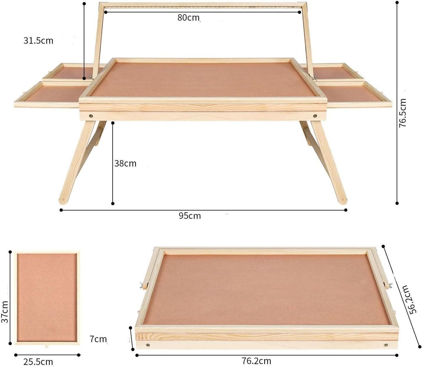 habeig Puzzlematte Puzzlebrett Puzzletisch für 1.000 Teile mit Licht Puzzle