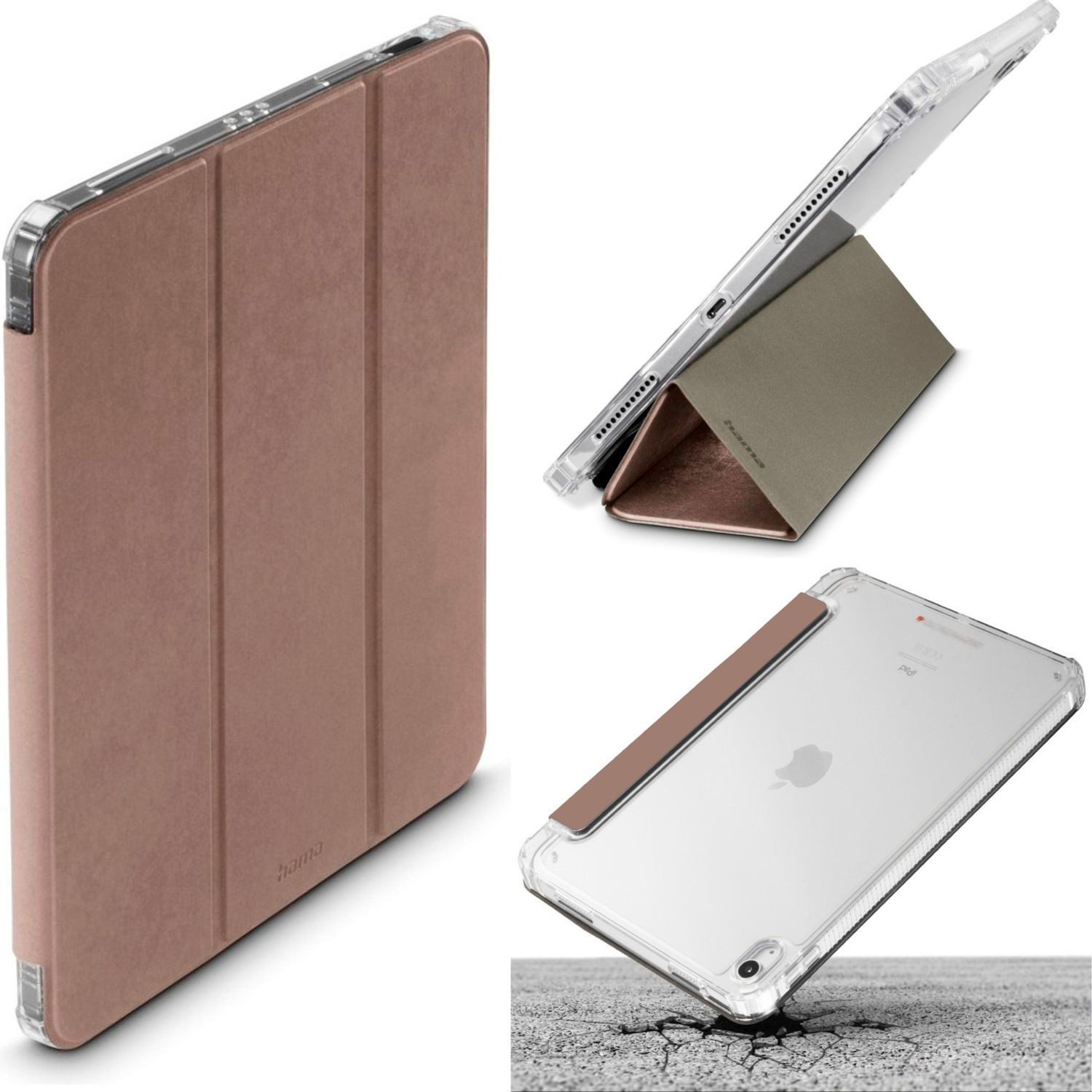 Hama Tablet-Hülle D3O® Rugged Case Smart Tasche Book Cover Stoßfest 11 Zoll, Ständer Schutz-Hülle Rugged Case für Samsung Galaxy Tab A9+ A11+ 11"