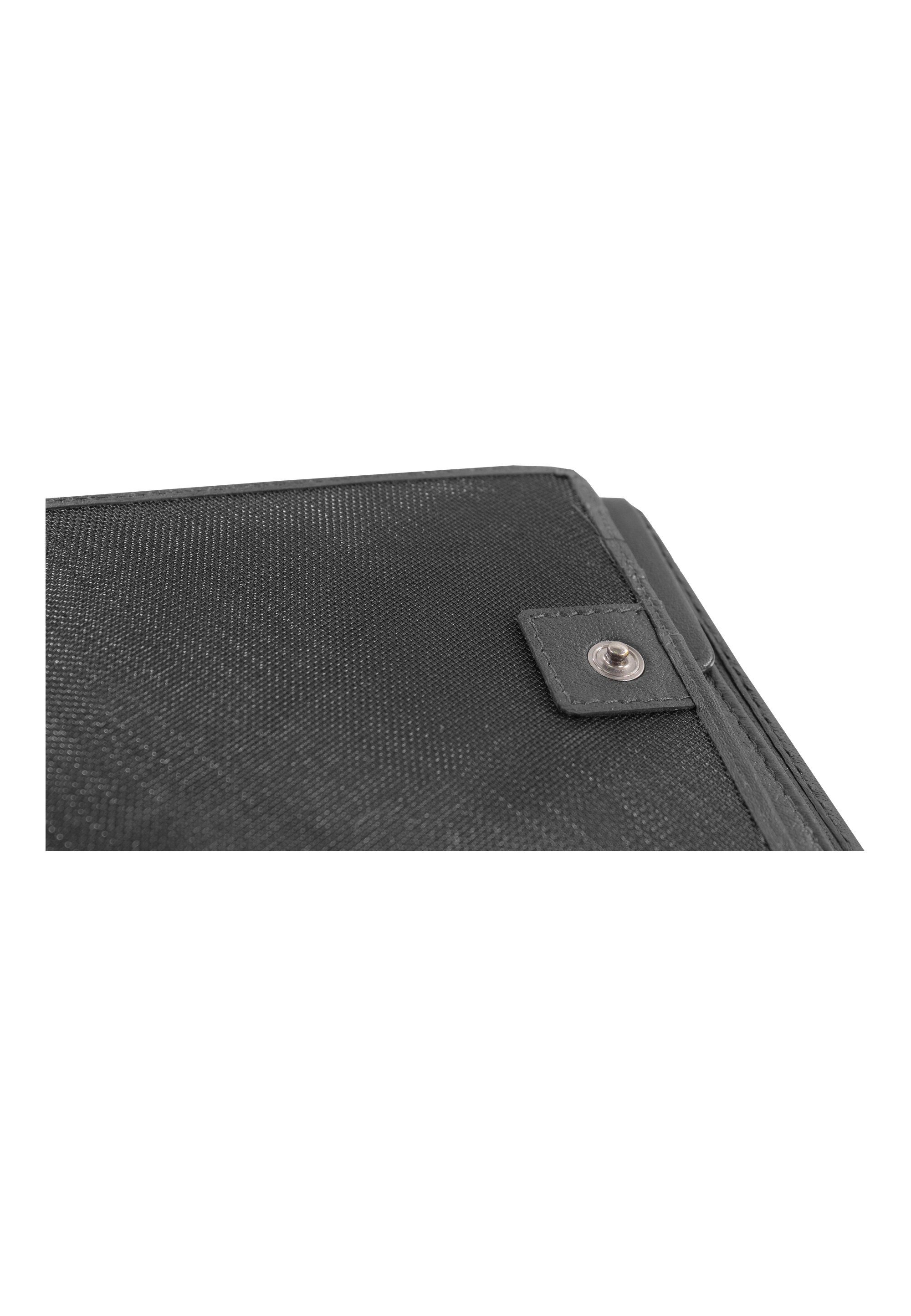 Braun Büffel Brieftasche mit Aufteilung HENRY, schwarz praktischer
