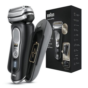 Braun Elektrorasierer Series 9 Pro- 9420s, Aufsätze: 1, Scherkopf mit ProLift Trimmer, PowerCase mit 60 Min. Laufzeit, Wet&Dry