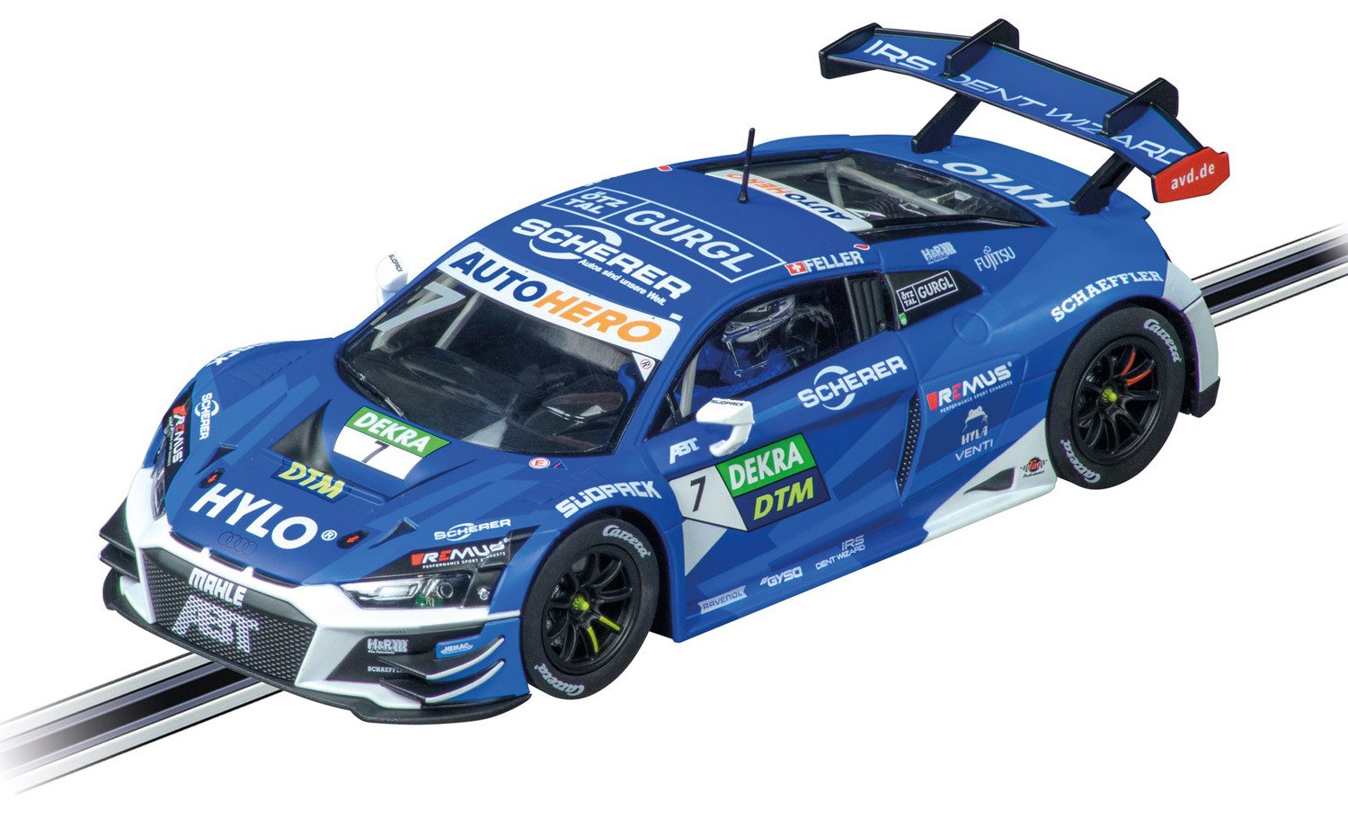 Rennbahn-Auto Audi R8 LMS GT3 evo II "Team Abt Sportsline, No.7“ DTM 2022 mit Licht