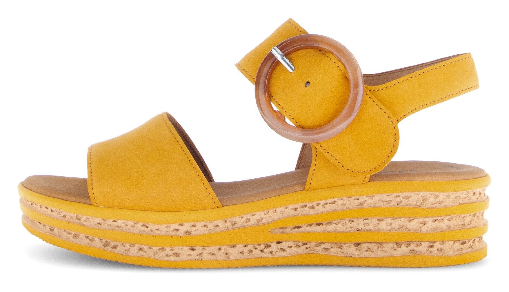 Gabor Keilsandalette, Sommerschuh, Sandale, Keilabsatz, mit großer Zierschnalle