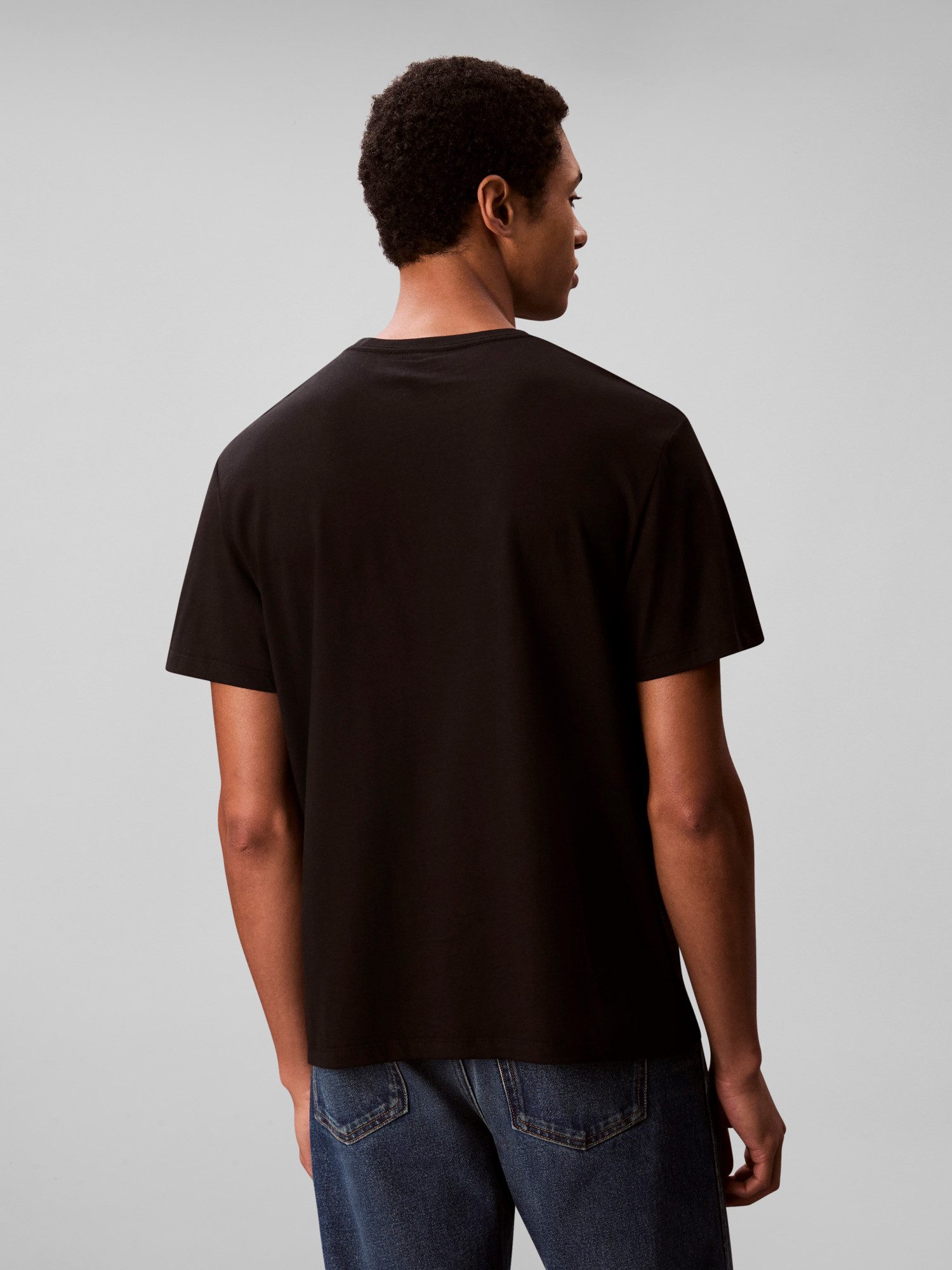 Calvin Klein T-Shirt SS 20S EU CALVIN CURSIVE GRAPHIC Mit Rundhalsausschnit günstig online kaufen