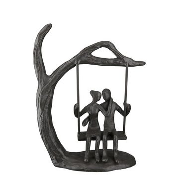 GILDE Dekofigur GILDE Skulptur Goals - braun - H. 16,5cm x B. 13cm x T. 5,5cm