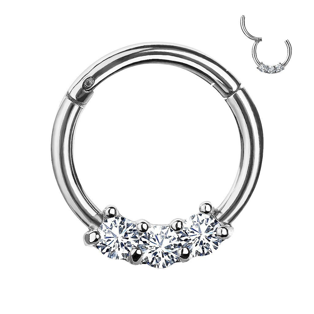 Taffstyle Nasenpiercing Piercing Segmentring Scharnier Clicker günstig online kaufen