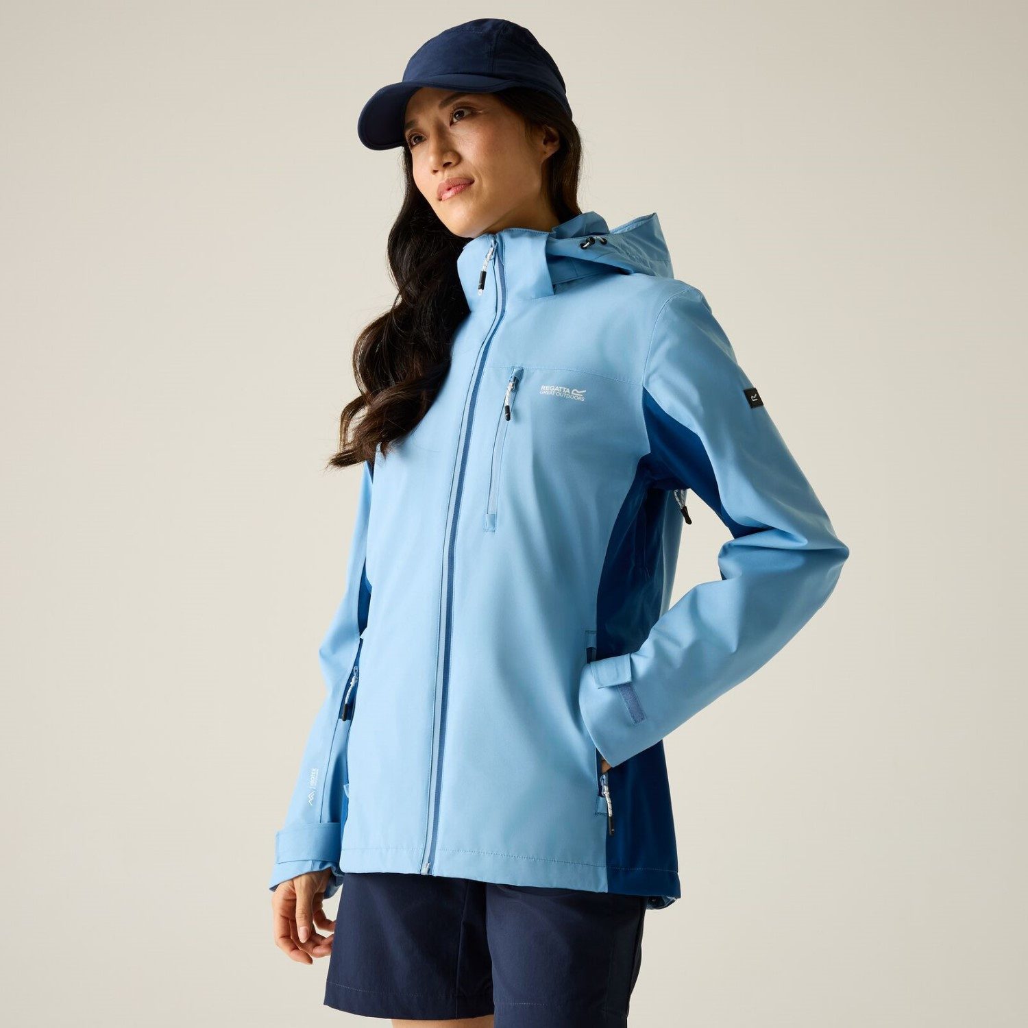 Regatta Outdoorjacke Wanderjacke Bosfield mit Kapuze und Wasserdicht