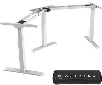 ESMART Eckschreibtisch ESMART Germany, EBX-133 Elektrisch höhenverstellbarer Schreibtisch Höhe: 58 - 123 cm