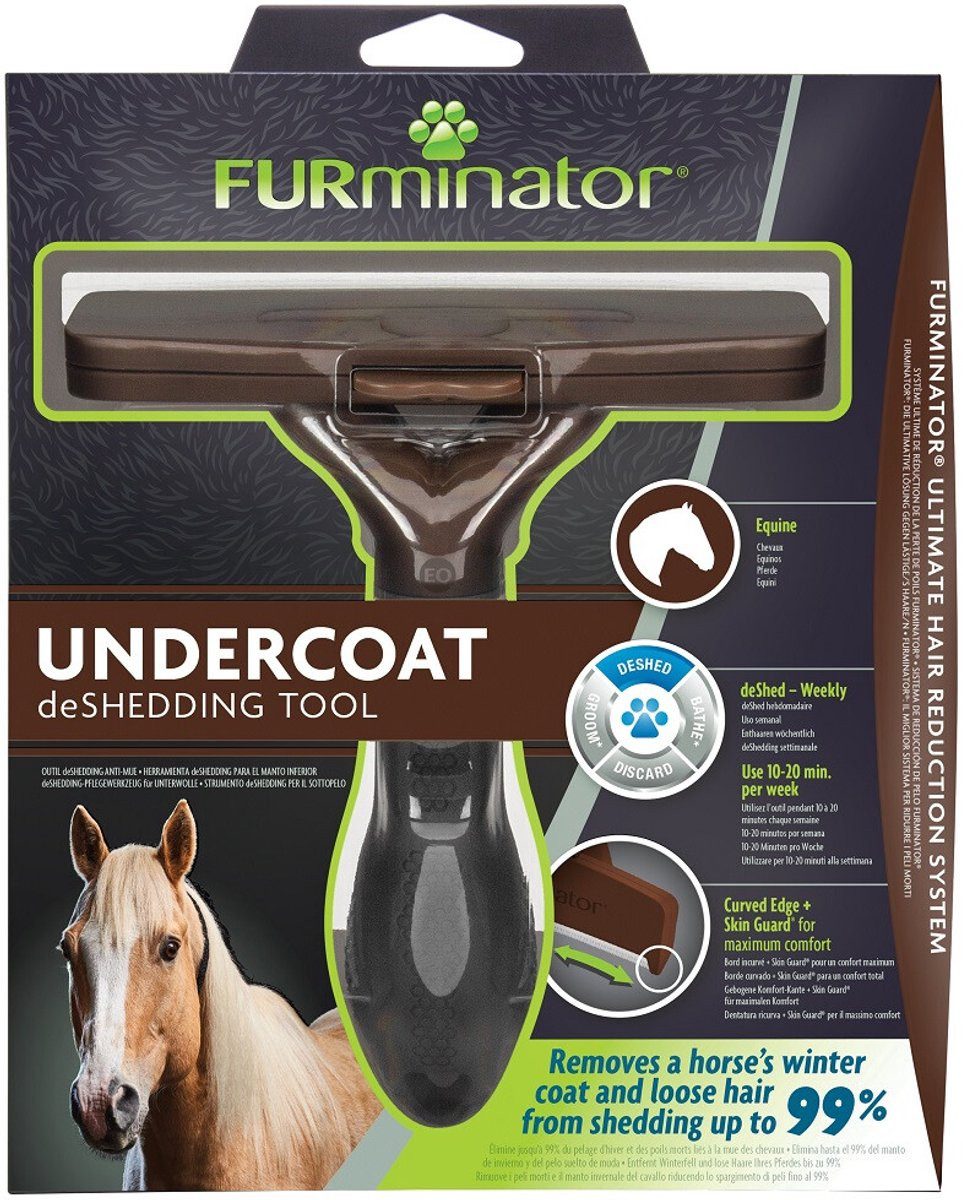 FURminator Fellbürste Edelstahl-Fellpflege-Tool für Pferde, (Packung, 1-tlg)