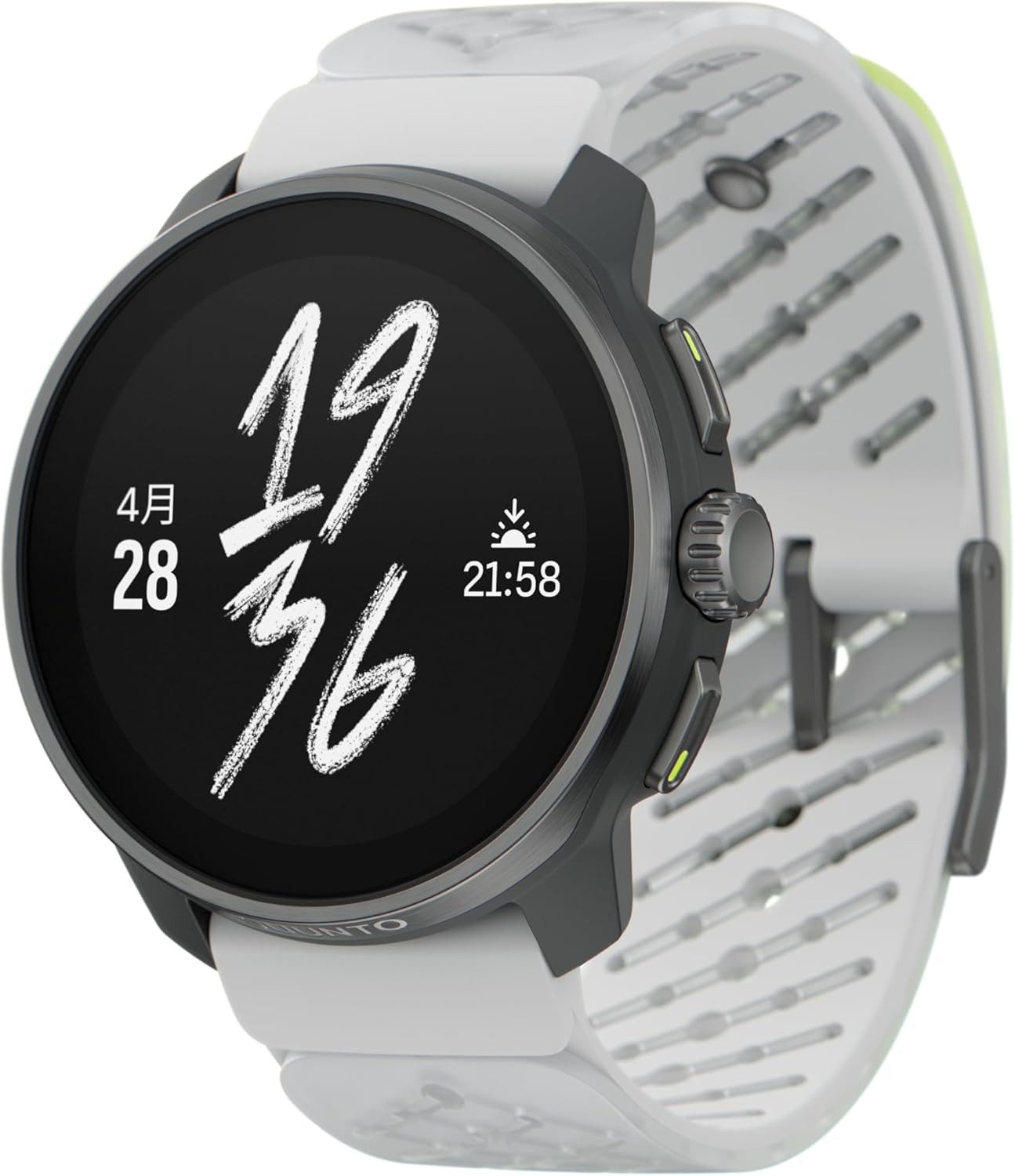 Suunto Smartwatch (3,3 cm, android ios), Multisport Smartwatch mit GPS AMOLED Display HRV und 95 Sportmodi