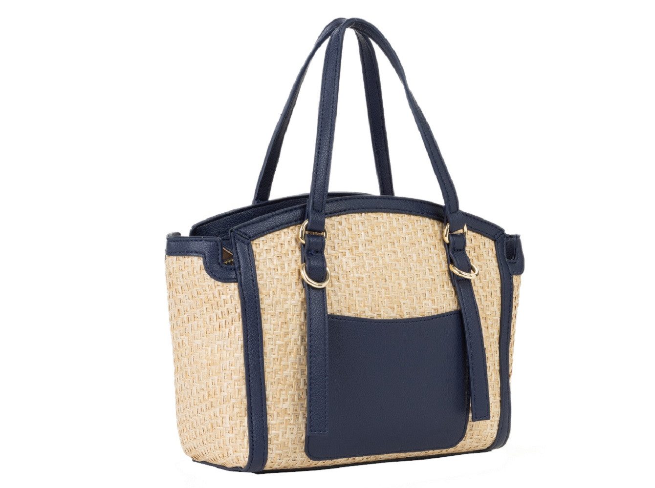 VALENTINO BAGS Handtasche VBS9R904 Shopping DEMETRA Handtasche (Stück, 1-tlg., 1), goldene Details