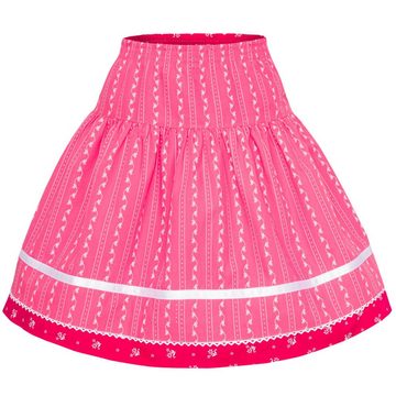 Isar-Trachten Trachtenrock Mädchen Wenderock 'Lisa' 60808, Pink Rosa