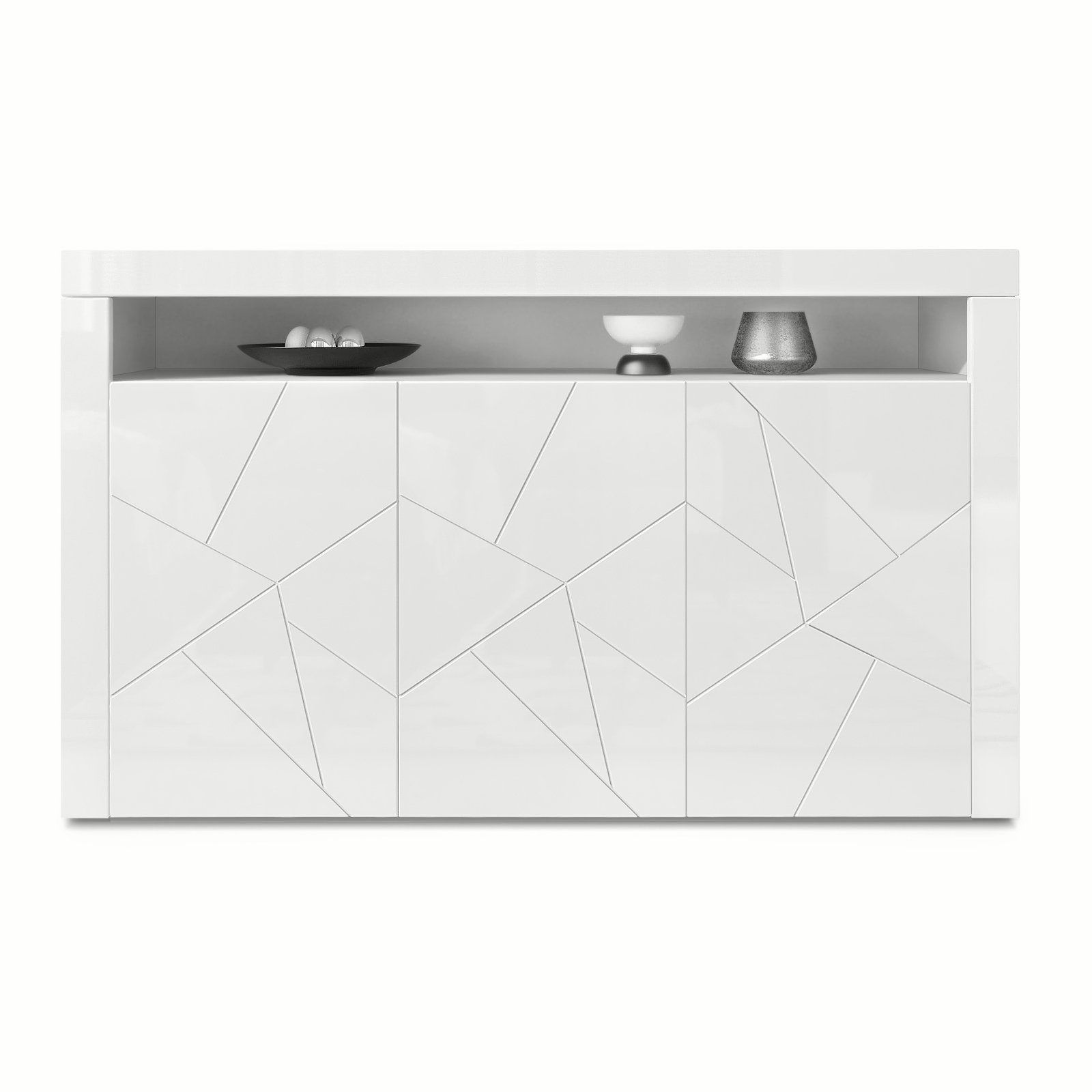 Vladon Sideboard Valencia 3D (Kommode, mit günstig online kaufen