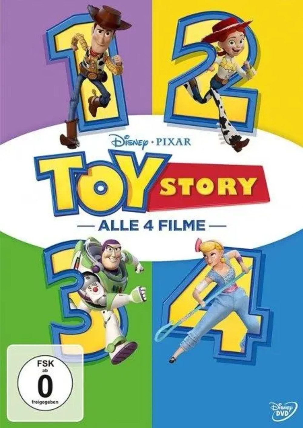 Walt Disney DVD Toy Story 1-4