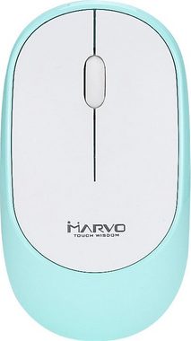 MARVO Marvo Wireless/kabellose Tastatur und Maus Tastatur- und Maus-Set, (1 St)