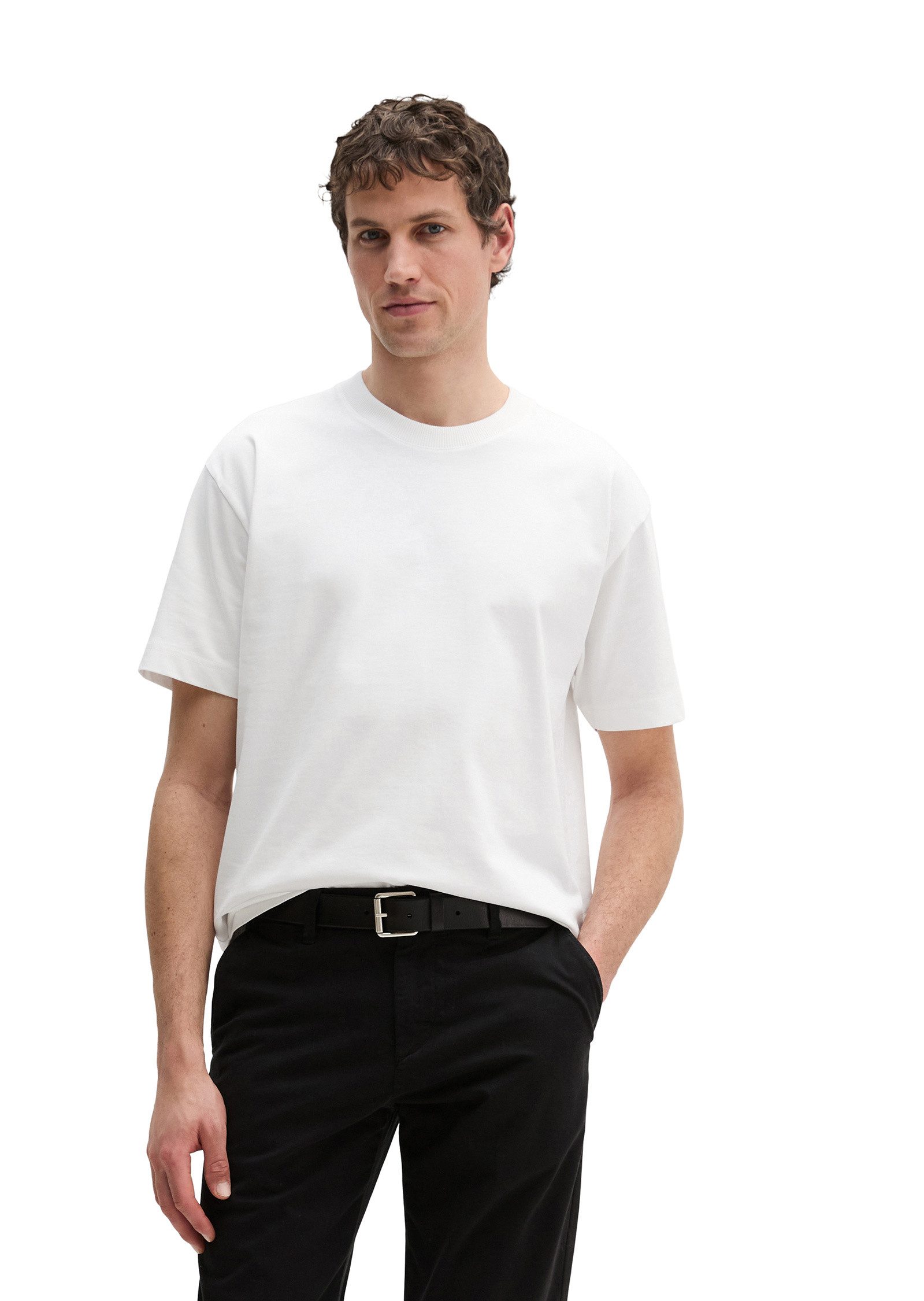 T-Shirt aus schwerem Bio-Baumwoll-Jersey
