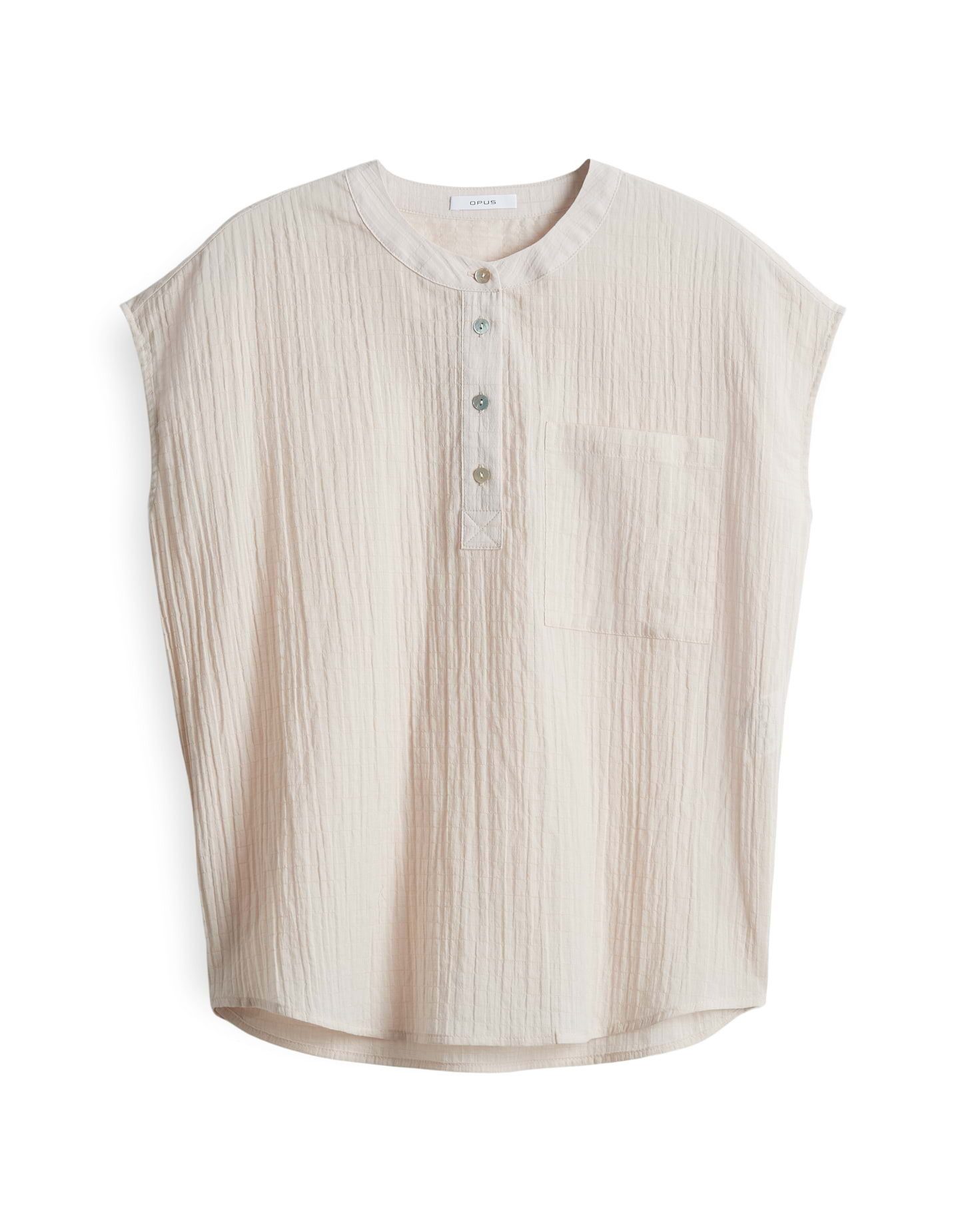 OPUS Kurzarmbluse FAMALI aus BCI Cotton günstig online kaufen