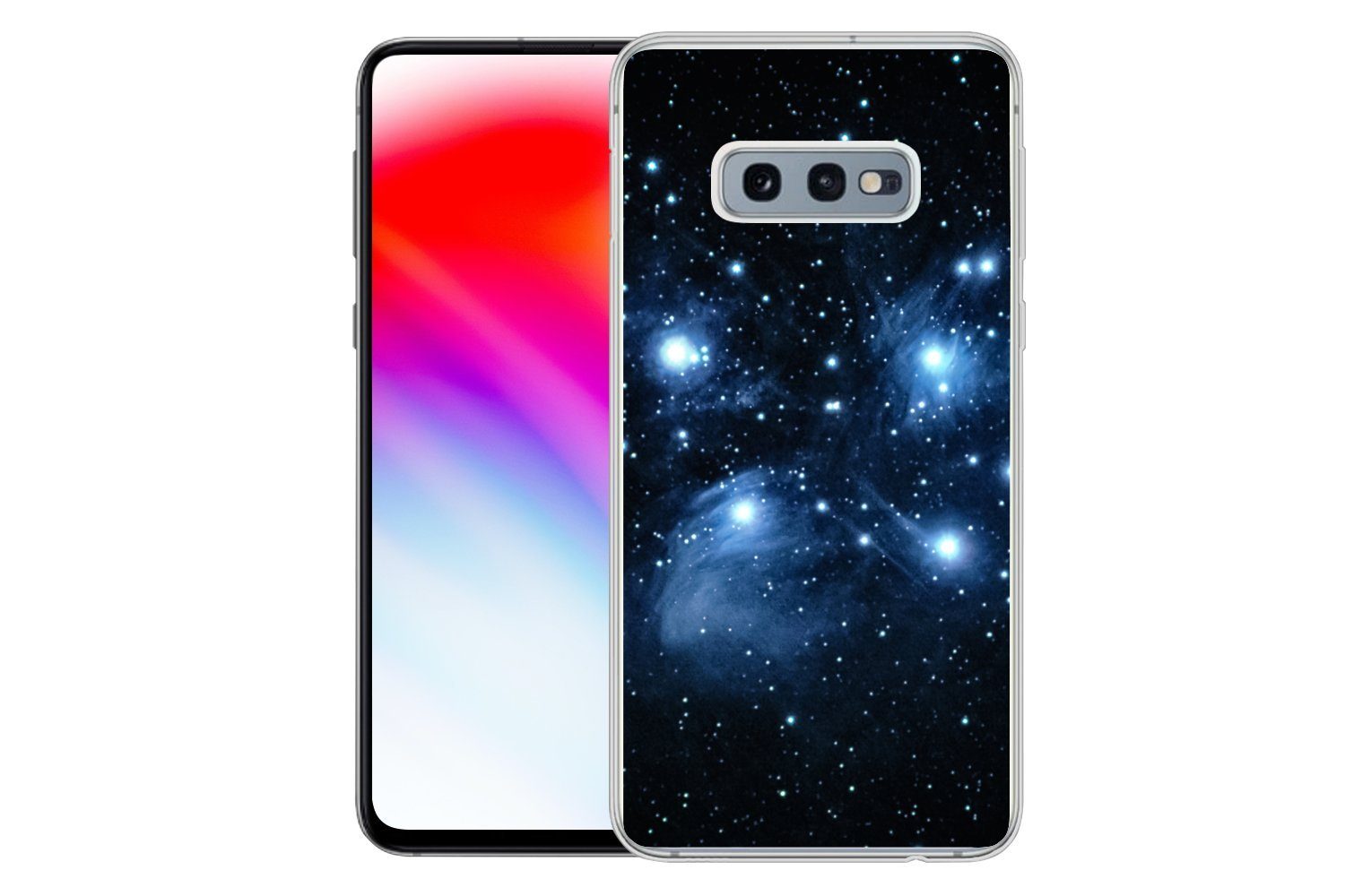 MuchoWow Handyhülle für Samsung Galaxy S10e Universum - Planeten - Sterne - Jungen - Mädch, Phone Case, Silikon, Schutzhülle Dünn