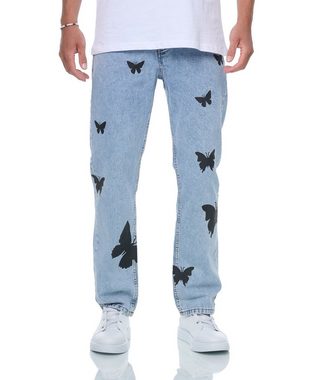 Denim House Relax-fit-Jeans Lässige Herren Baggy Jeans Relaxed Fit