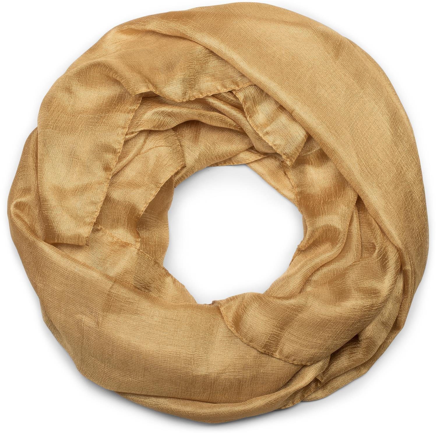 styleBREAKER Loop Seidiger Einfarbiger Loop, (1-St) günstig online kaufen