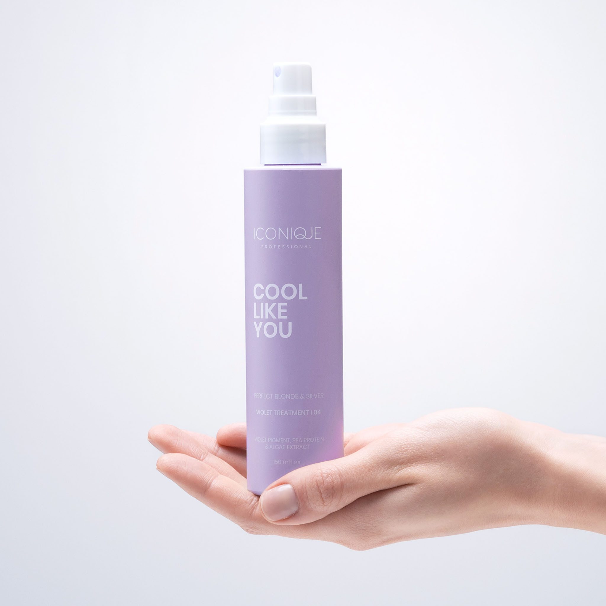 ICONIQUE Professional Haarpflege-Spray COOL LIKE YOU Leave-In - Farbpflege für blondes & graues Haar