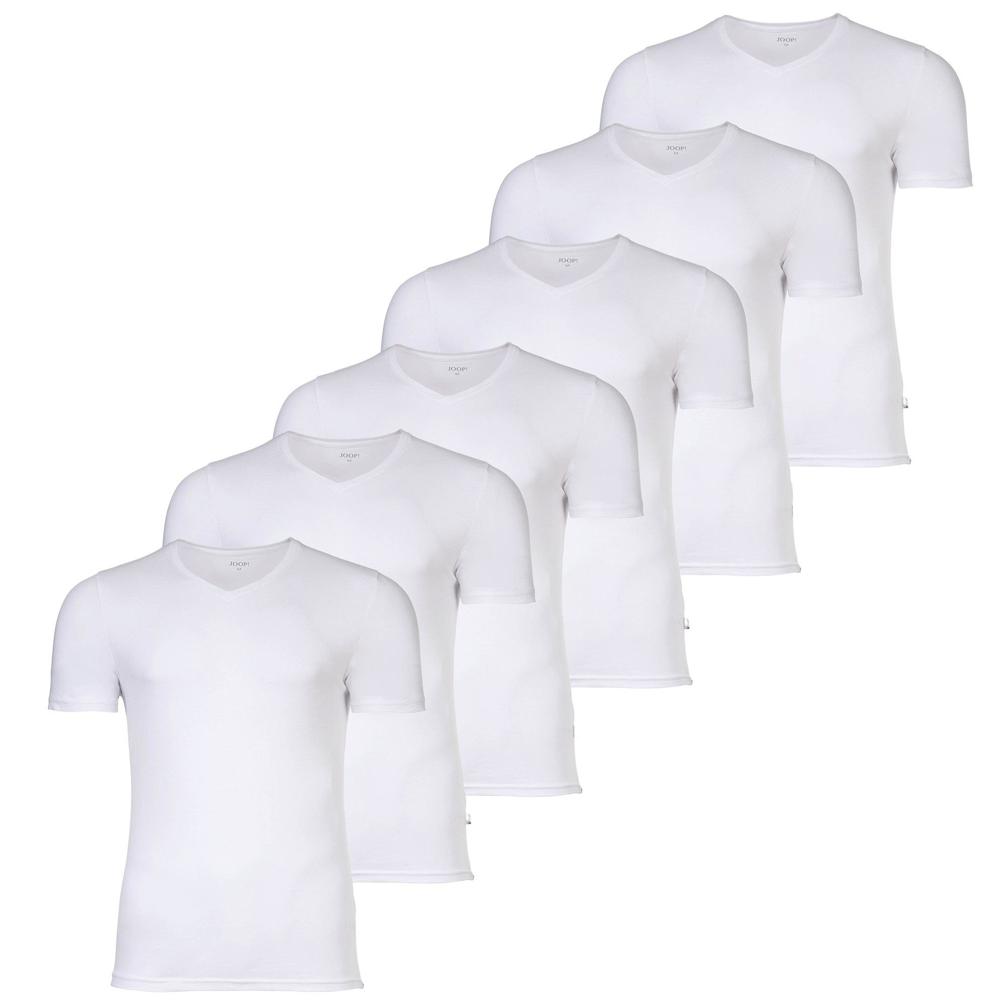 JOOP! T-Shirt Herren T-Shirt 6er Pack Baumwolle Everyday (Packung, 6er Pack)