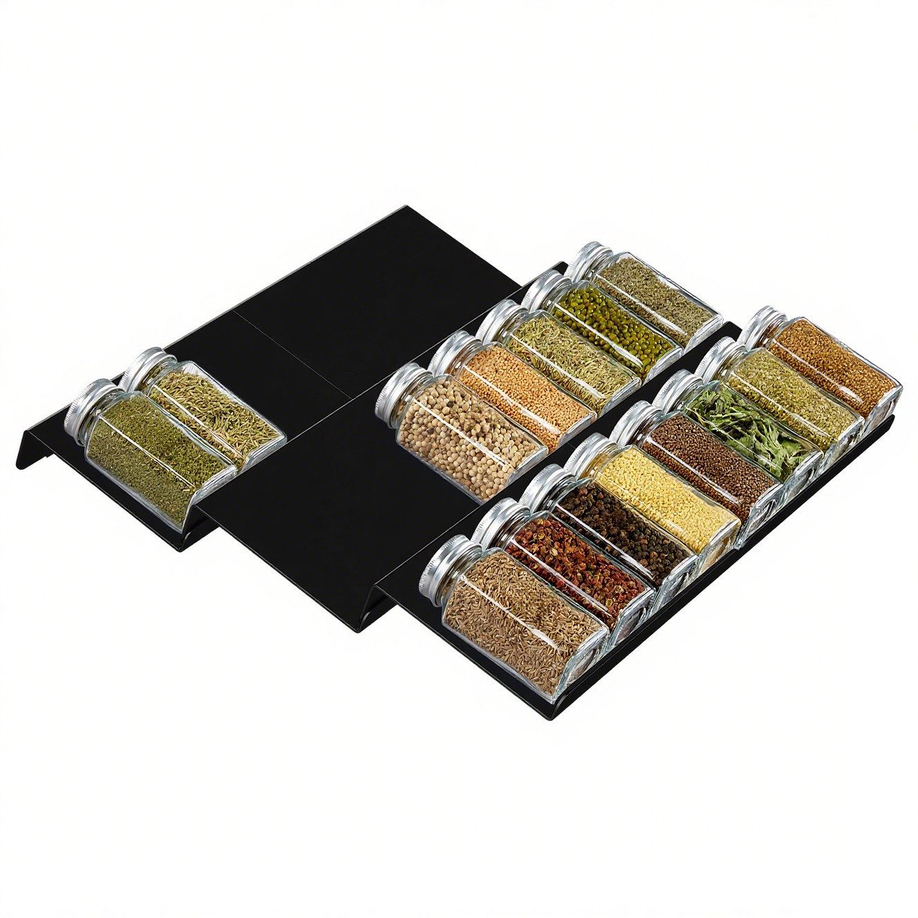 Lifewit Gewürzregal Gewürz Organizer Schublade, Abnehmbares Gewürzregal günstig online kaufen