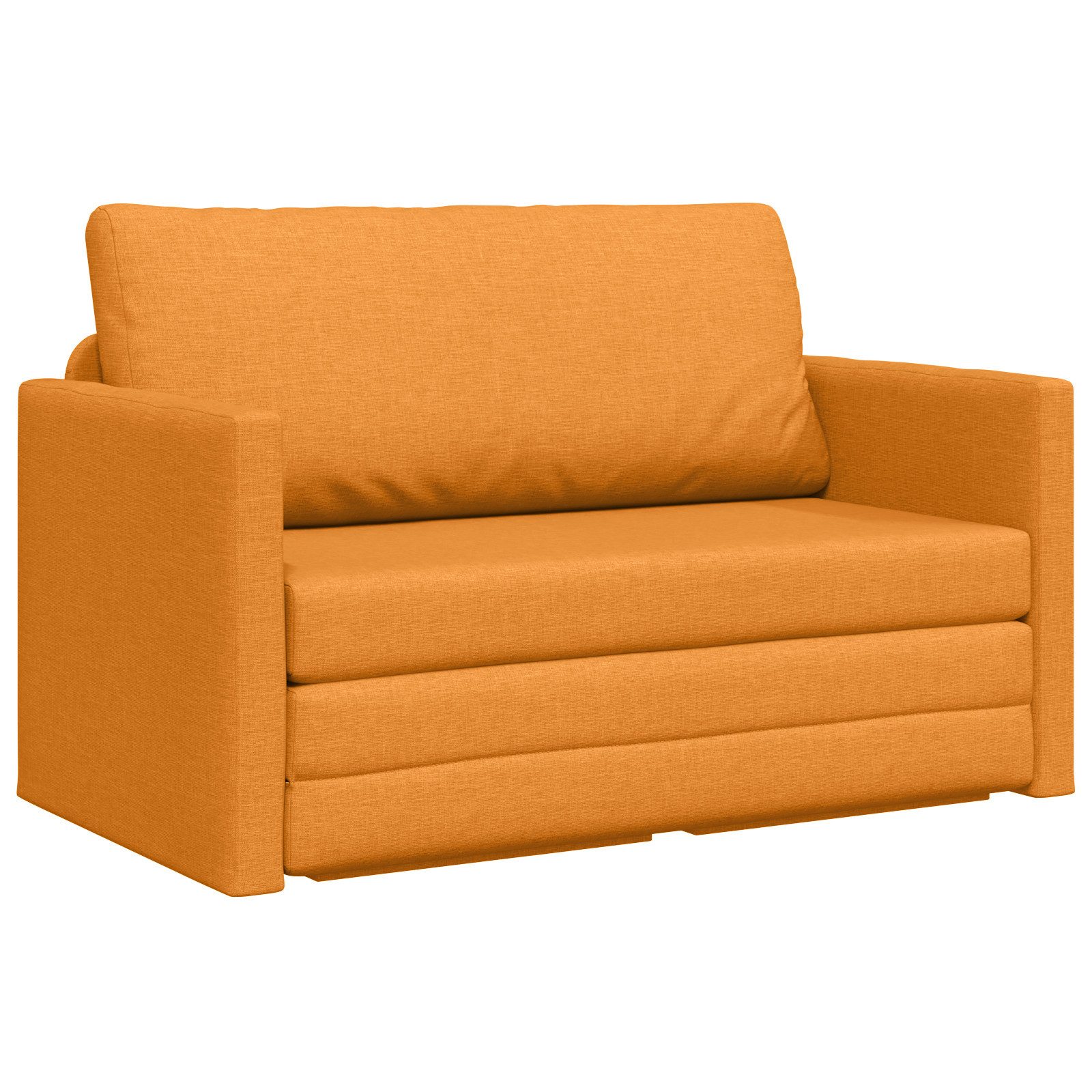 vidaXL Sofa Boden-Sofa-Bett 2-in-1 Senfgelb 124x71x78 günstig online kaufen