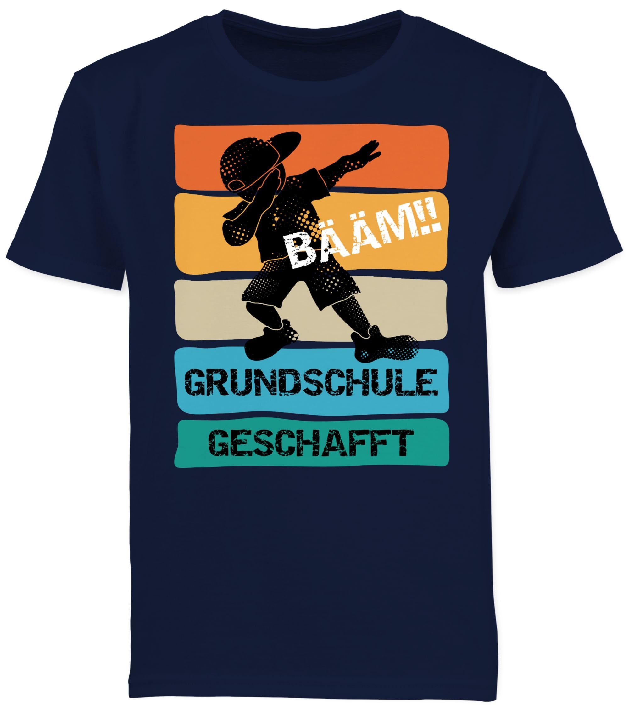 T-Shirt Bääm Grundschule geschafft Grundschule gemeistert Grundschule Ende Abg