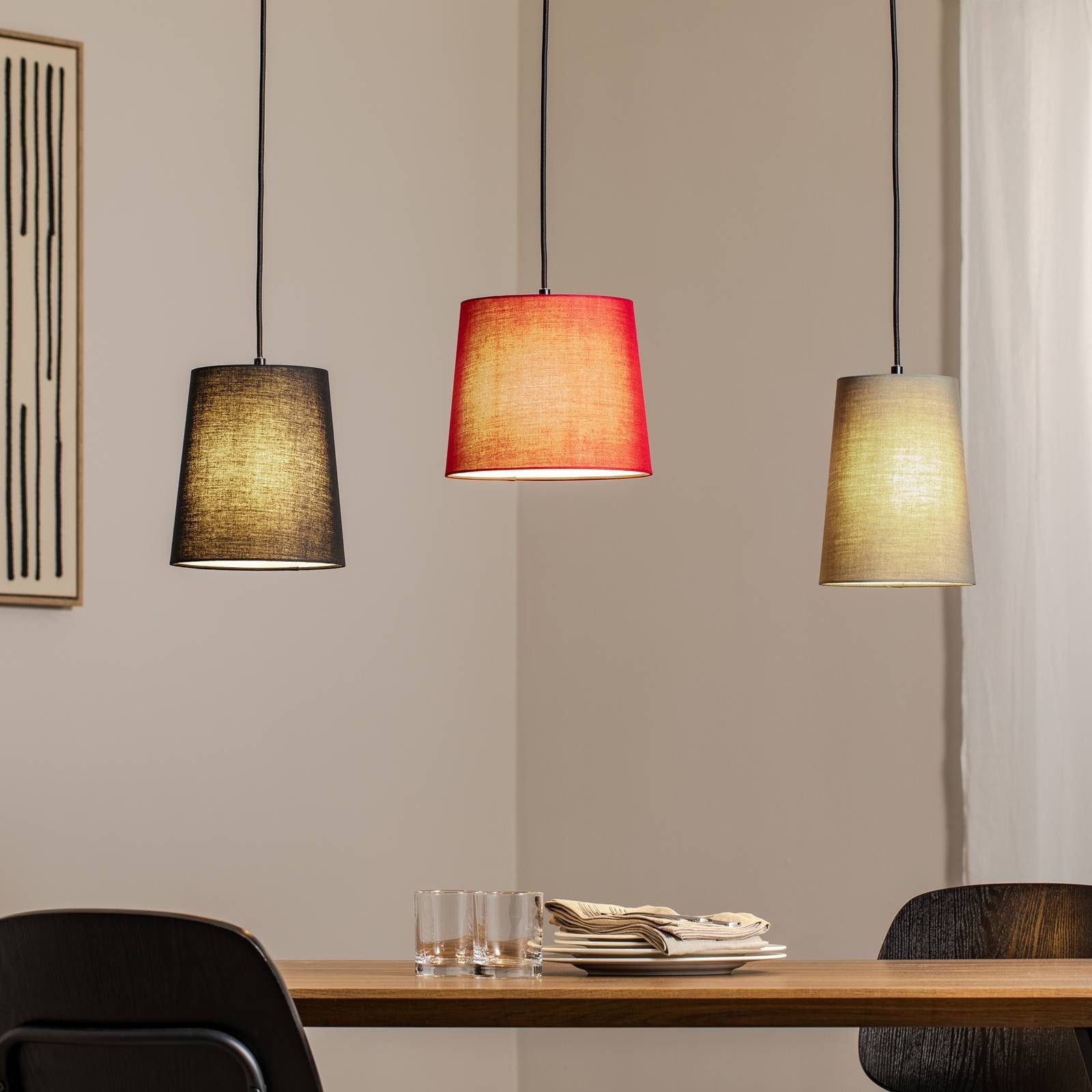 Lindby Hängeleuchte Amilia, IP20, 3 x 60 W