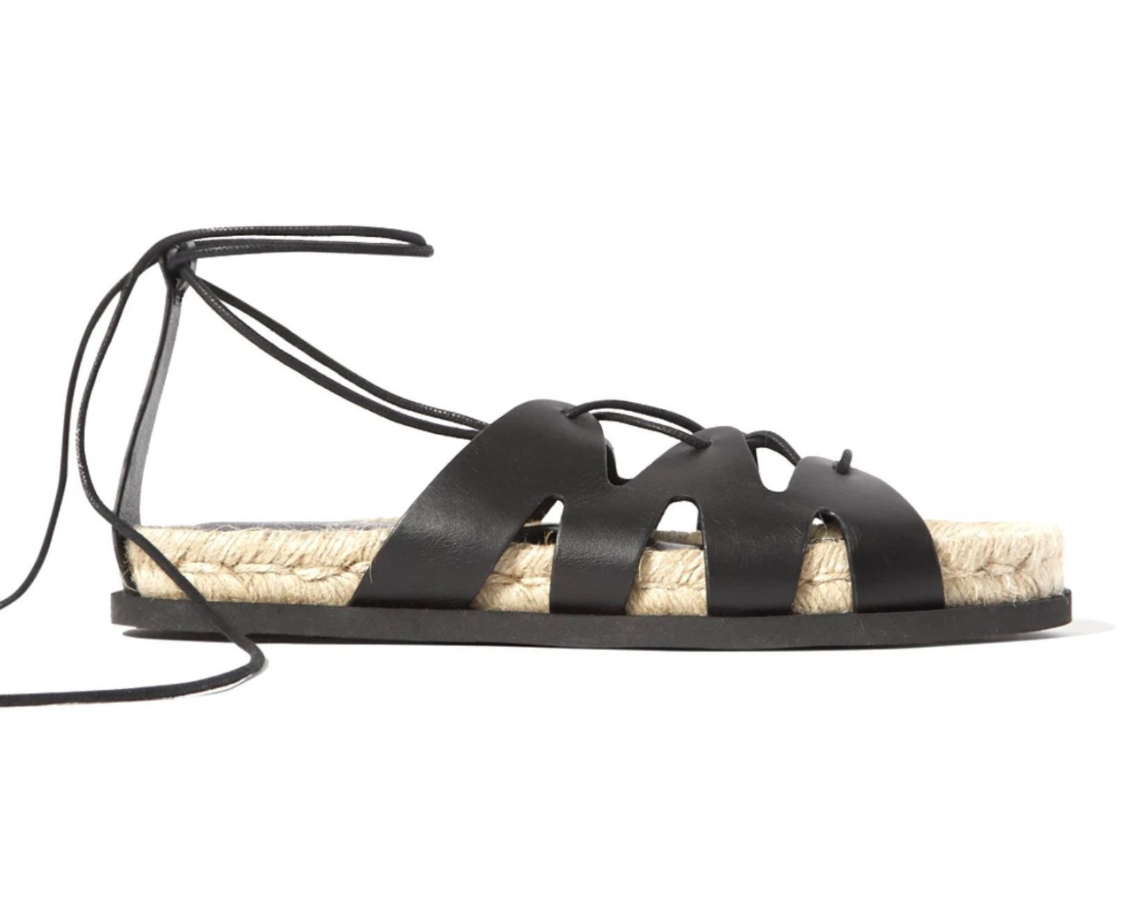 3.1 PHILLIP LIM Yasmine Espadrilles Gladiator Sandalen Slippers Römersandale Hand umwickelte Jute in traditioneller Espadrille-Technik