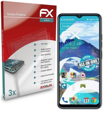 atFoliX Schutzfolie Displayschutzfolie für Tecno Spark Go 2023, (3 Folien), Ultraklar und flexibel