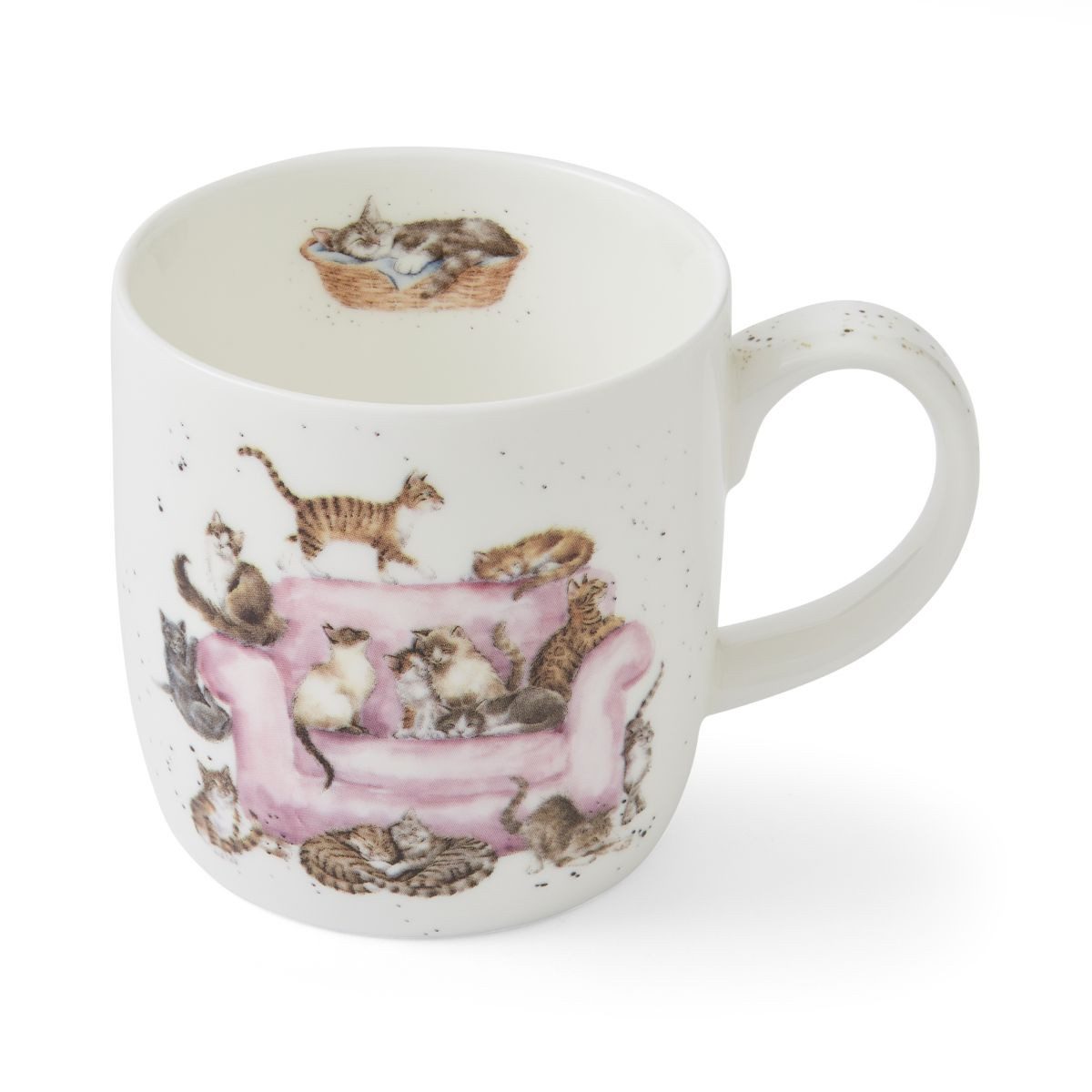 Becher Wrendale Designs Porzellan-Becher Katzen Cattitude