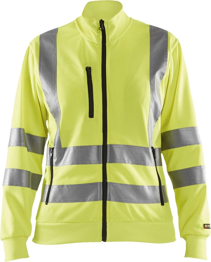 Blåkläder Warnschutz-Shirt Damen High Vis Sweatjacke