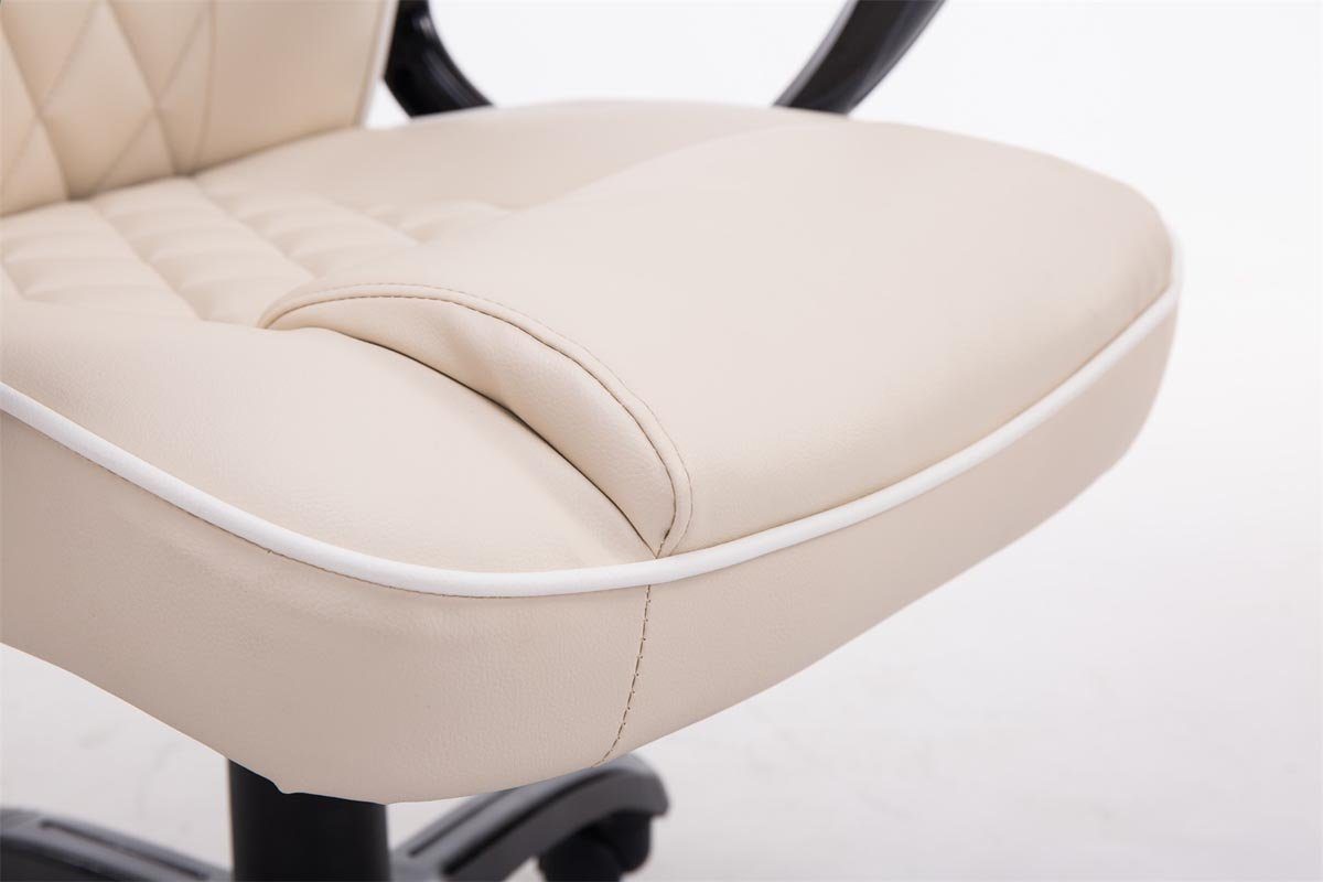 höhenverstellbar Gaming Chair und XXX BIG drehbar CLP Kunstleder, creme