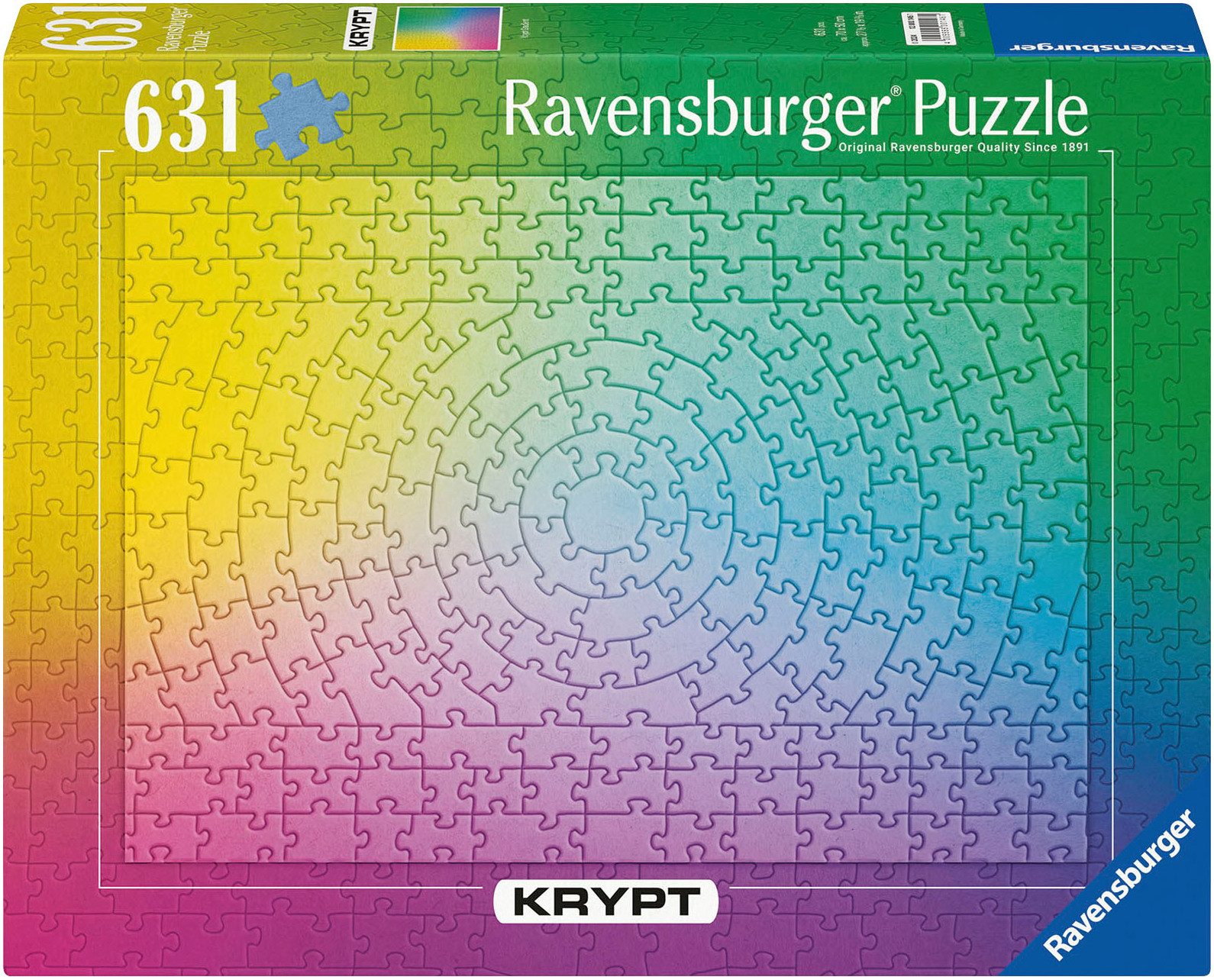 Ravensburger Puzzle Krypt Gradient, 631 Puzzleteile, Made in Germany günstig online kaufen