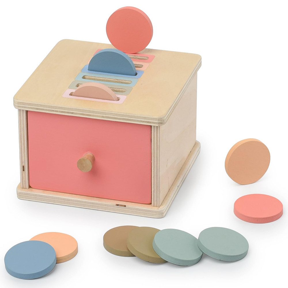 CLTYQ Lernspielzeug Montessori Spielzeugkiste mit Münze günstig online kaufen