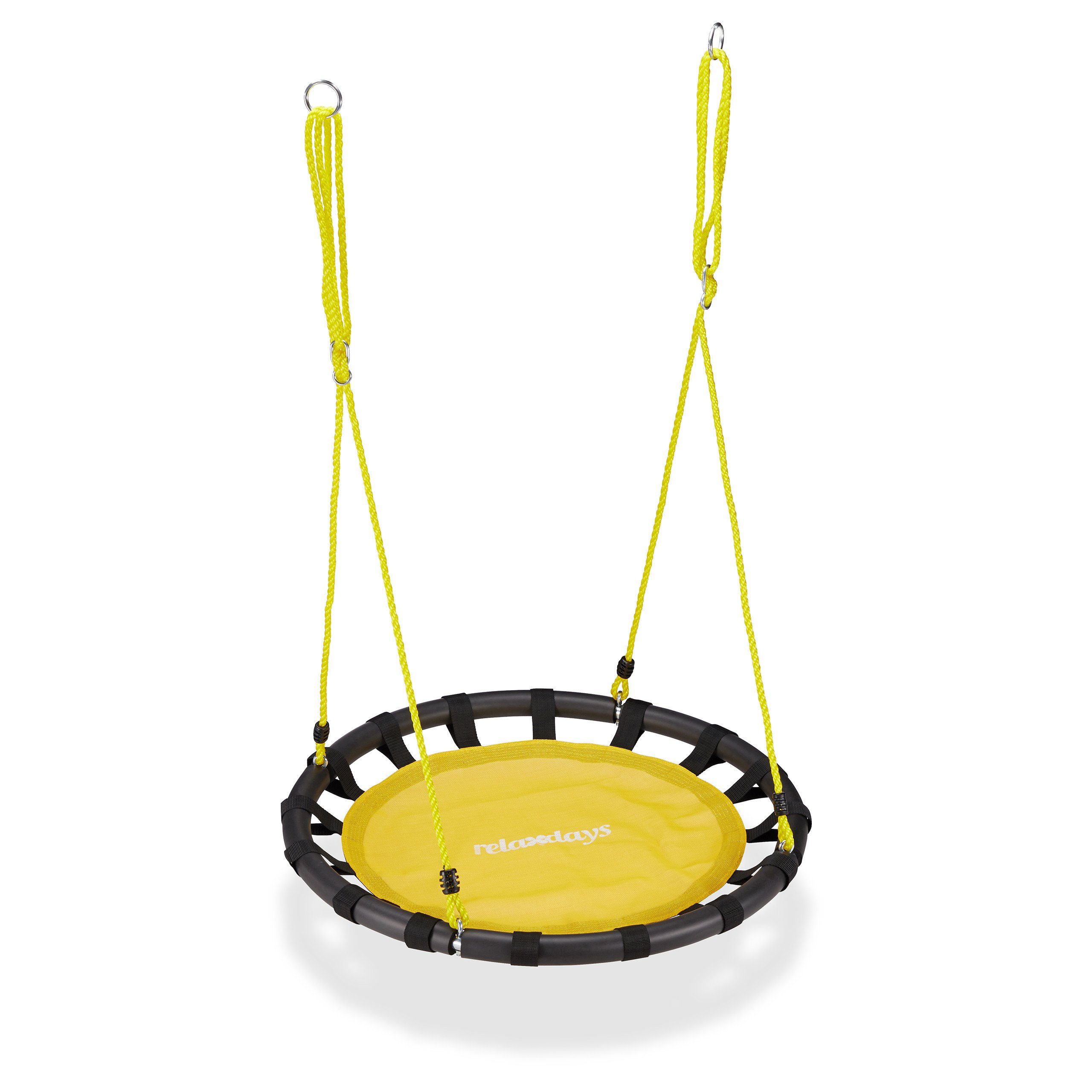 relaxdays Nestschaukel 80cm, Gelb günstig online kaufen